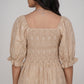 Cotton Embroidered Flared Dress