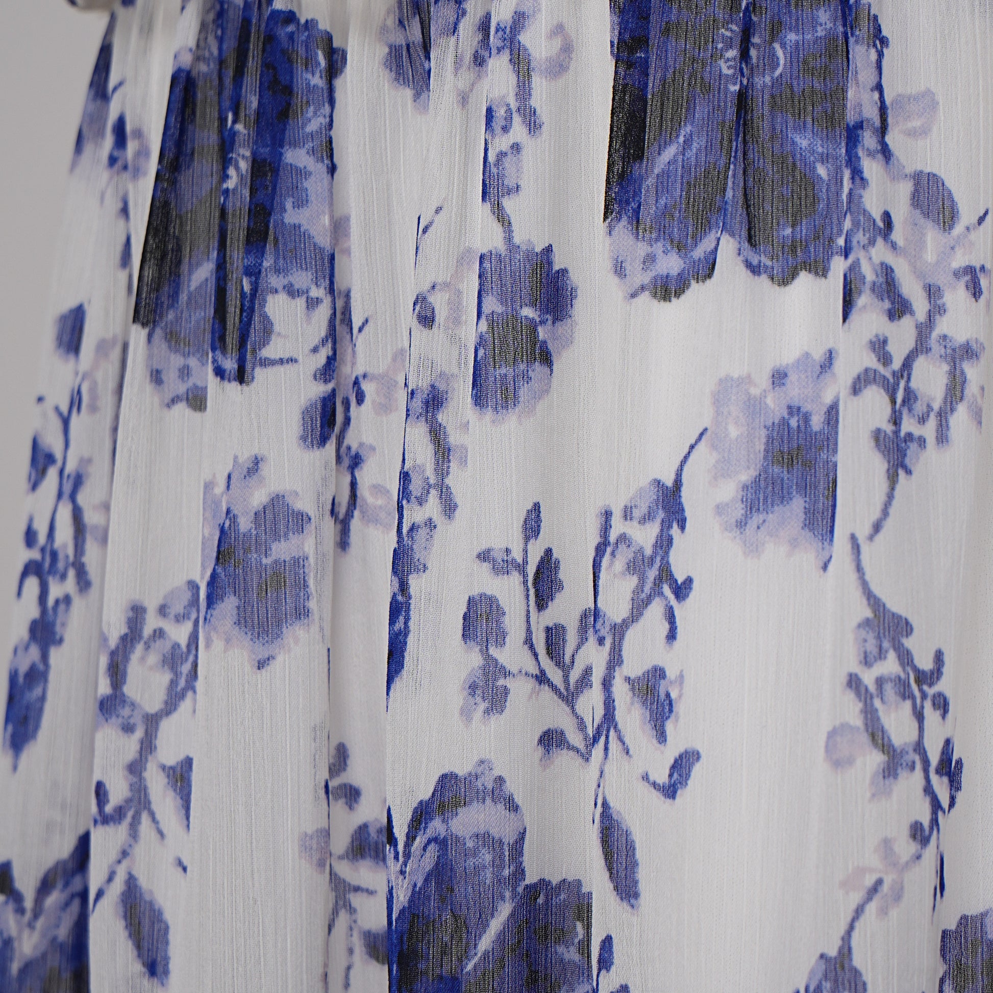 Printed Halter Neck Flared Dress