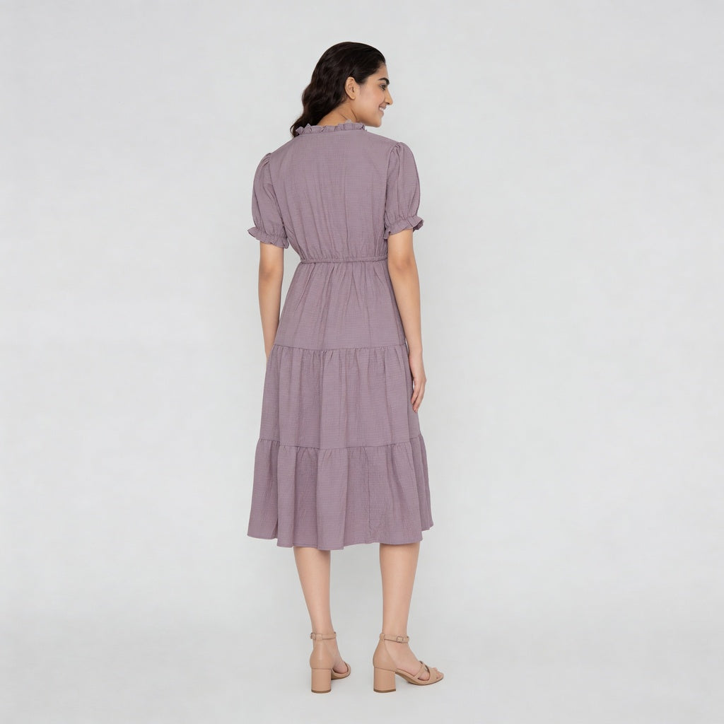 Structured Flared Dress