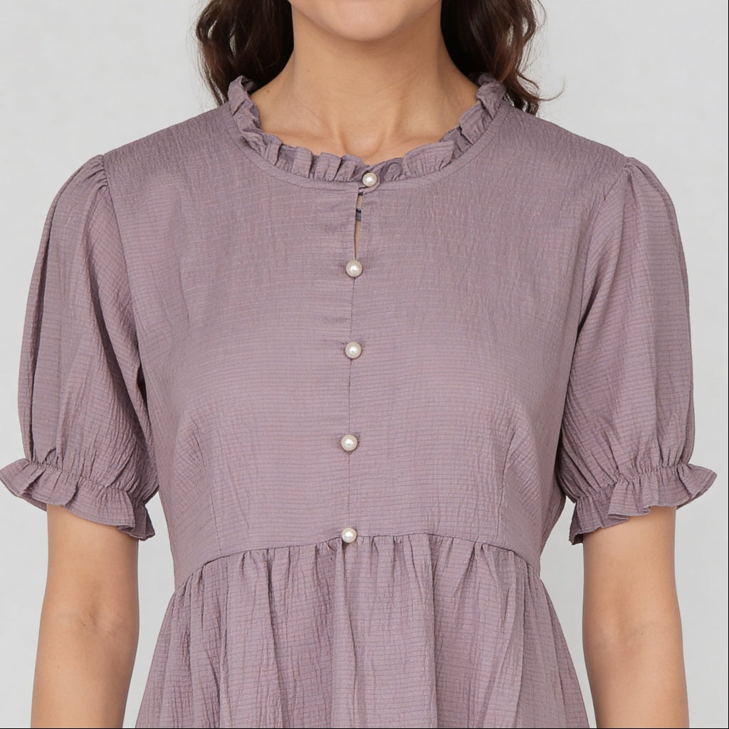 Structured Flared Dress