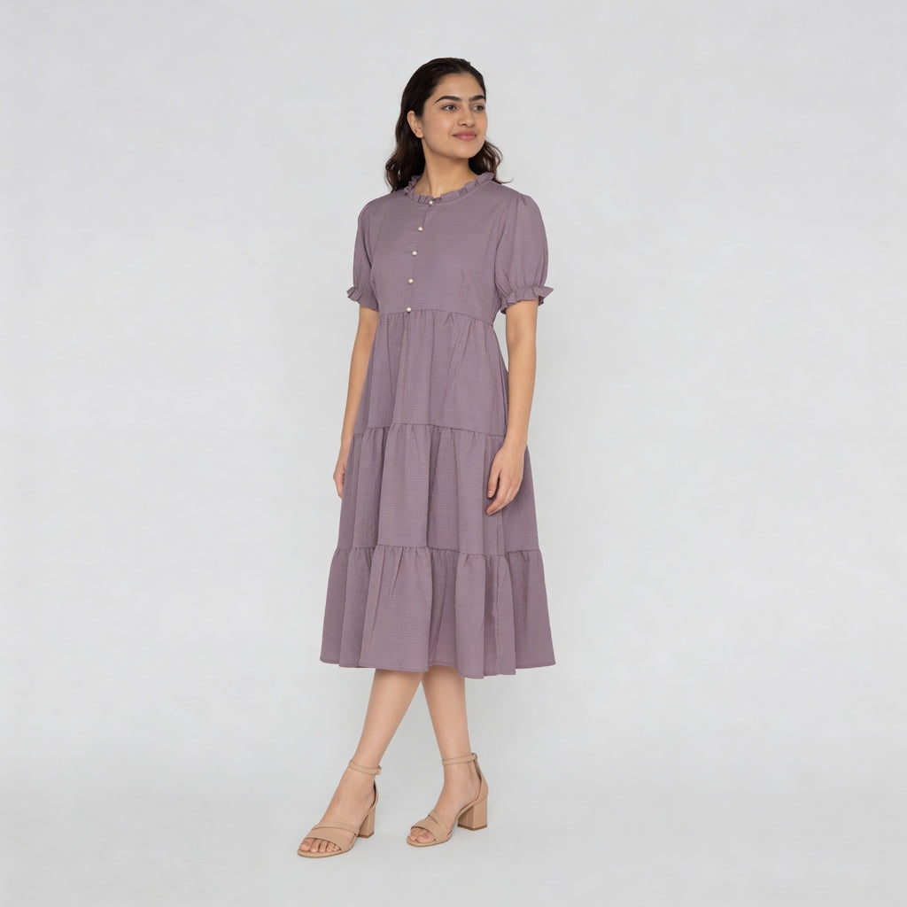Structured Flared Dress