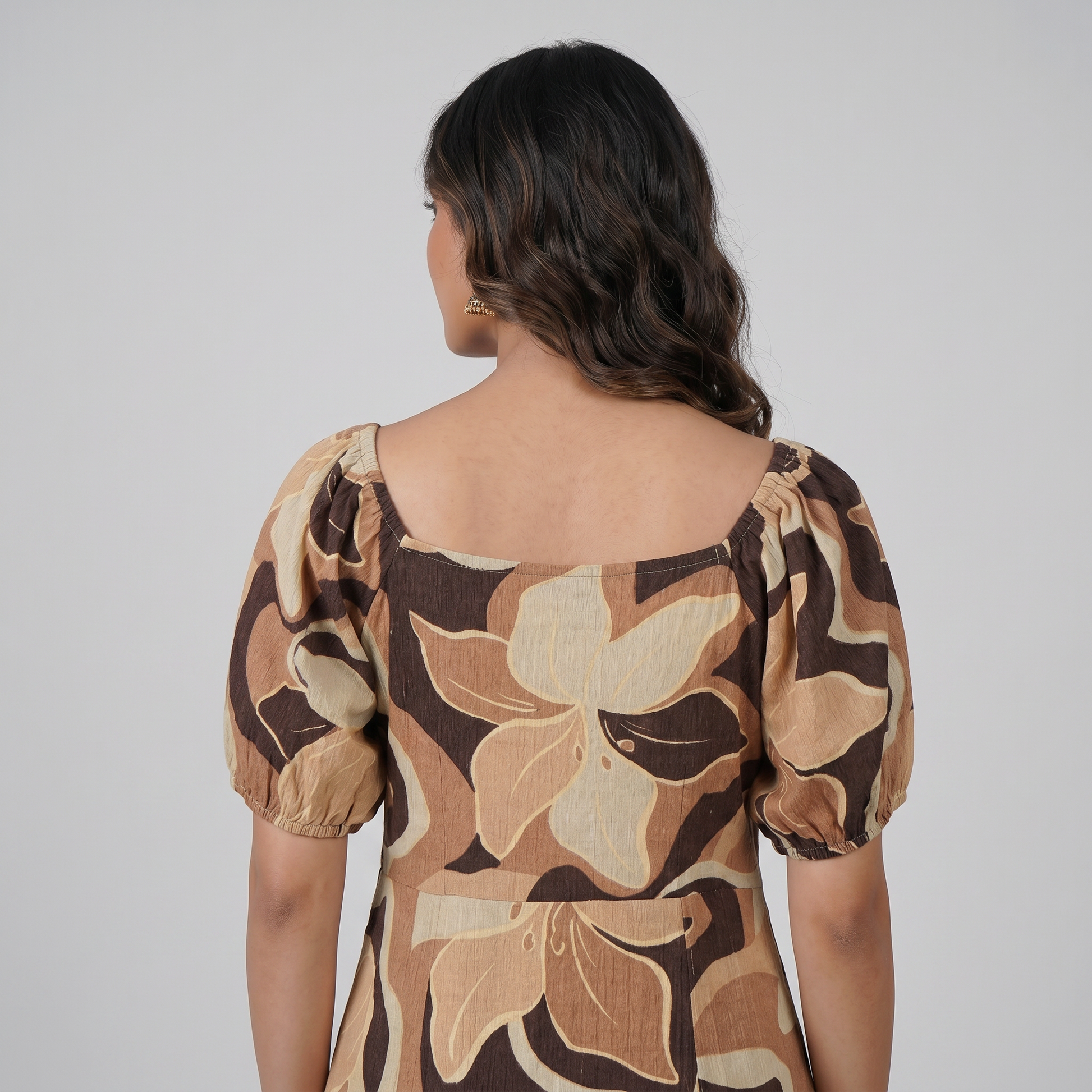 Printed Flared Dress