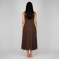 Woven Polka Dot Strappy Dress