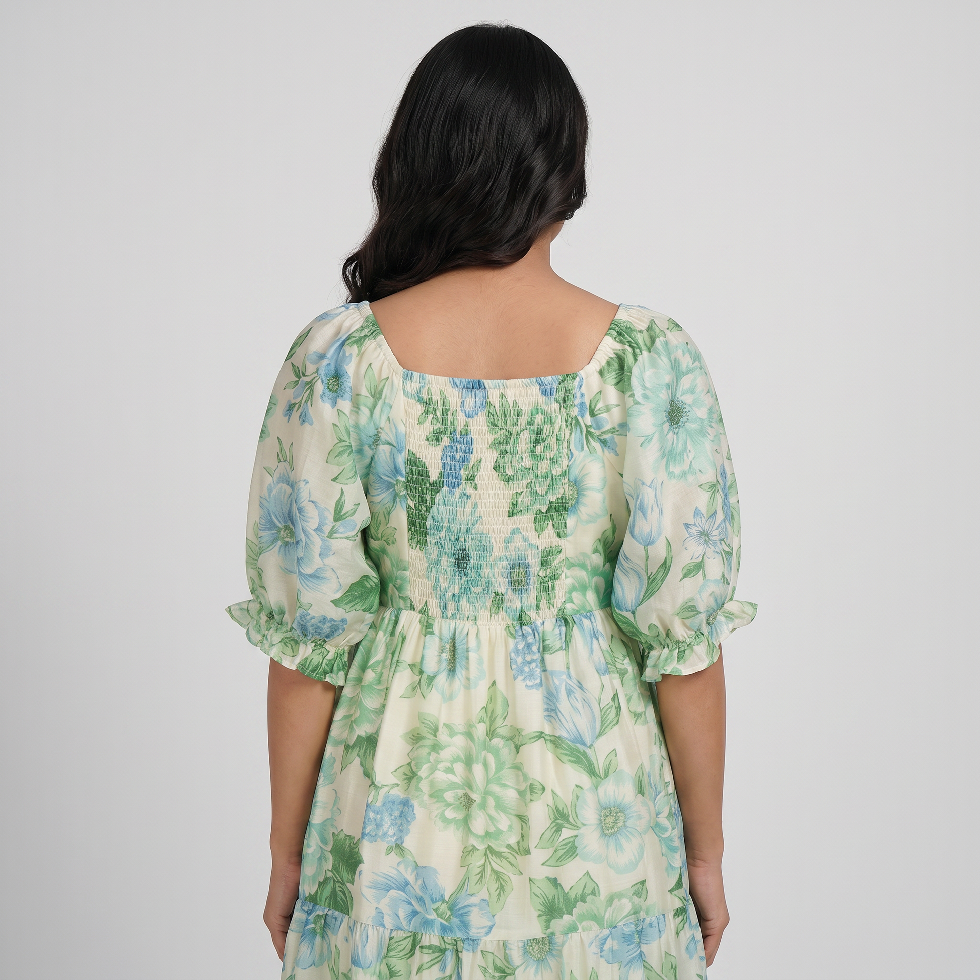 Printed Flared Dress