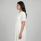 Cotton Schiffli Flared Dress