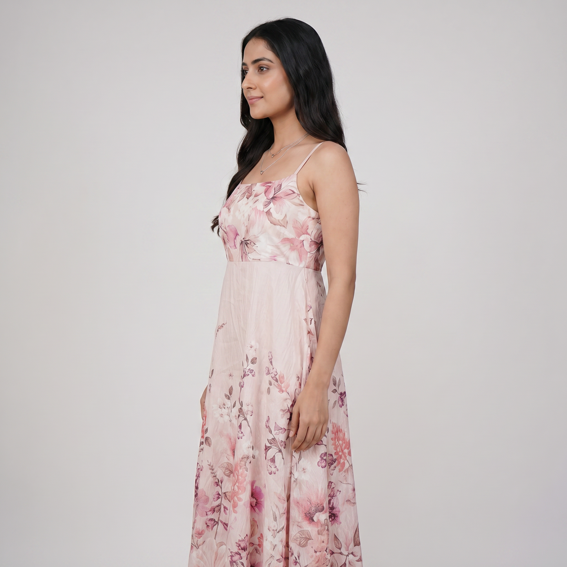 Floral Flared Dress