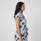 Printed Shirt Collar Dress