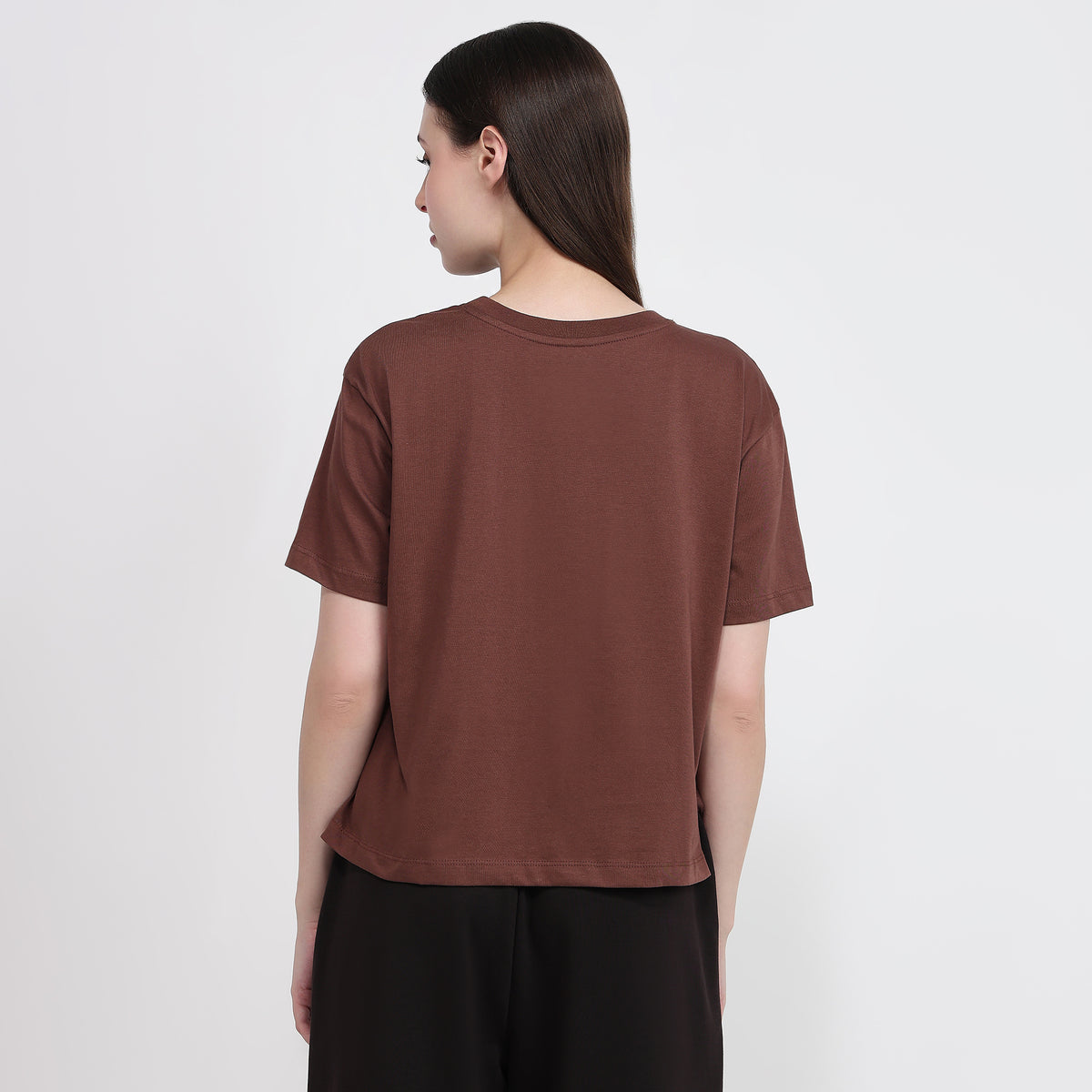 Air Dry Relaxed Fit Solid T-Shirt