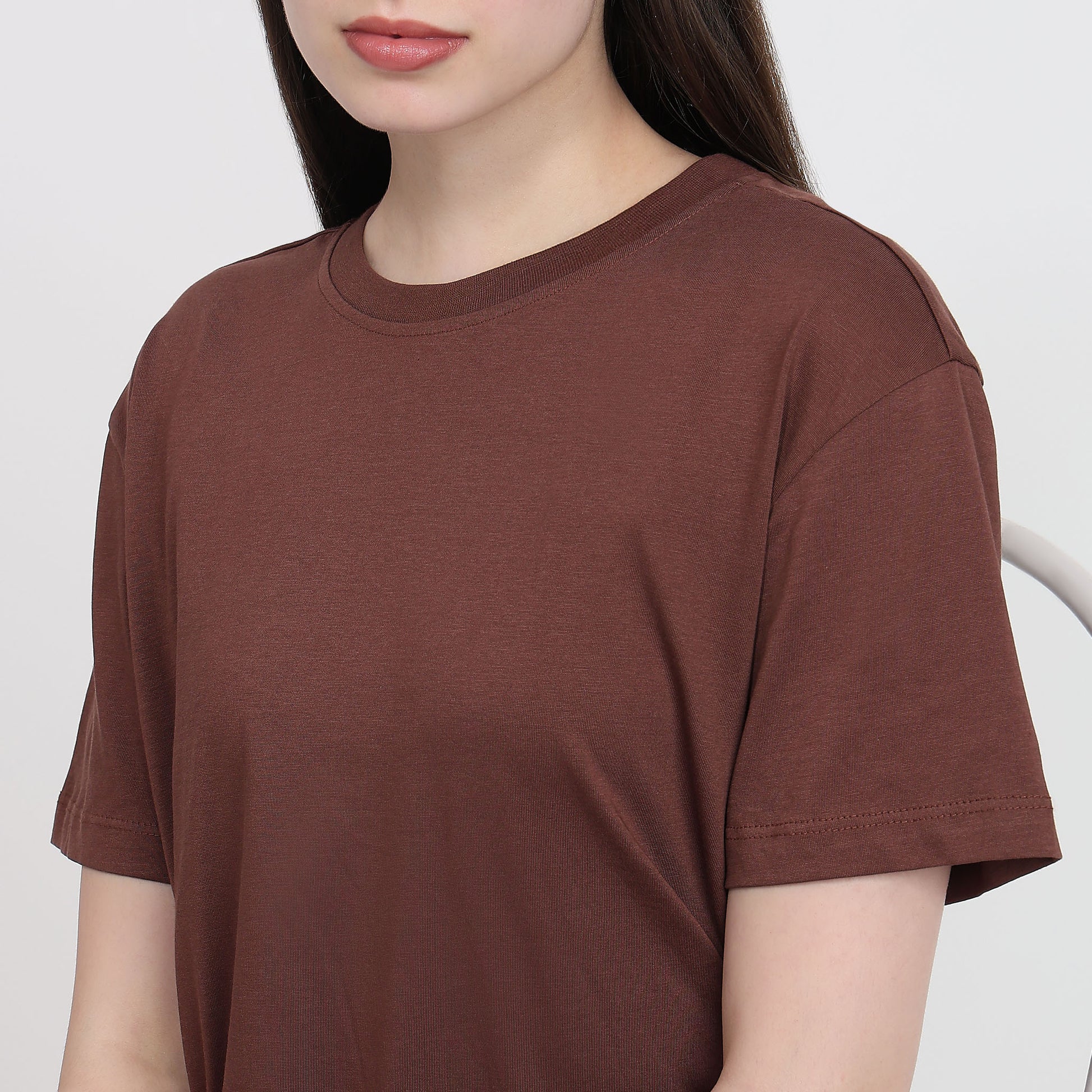 Air Dry Relaxed Fit Solid T-Shirt