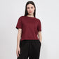 Air Dry Relaxed Fit Solid T-Shirt