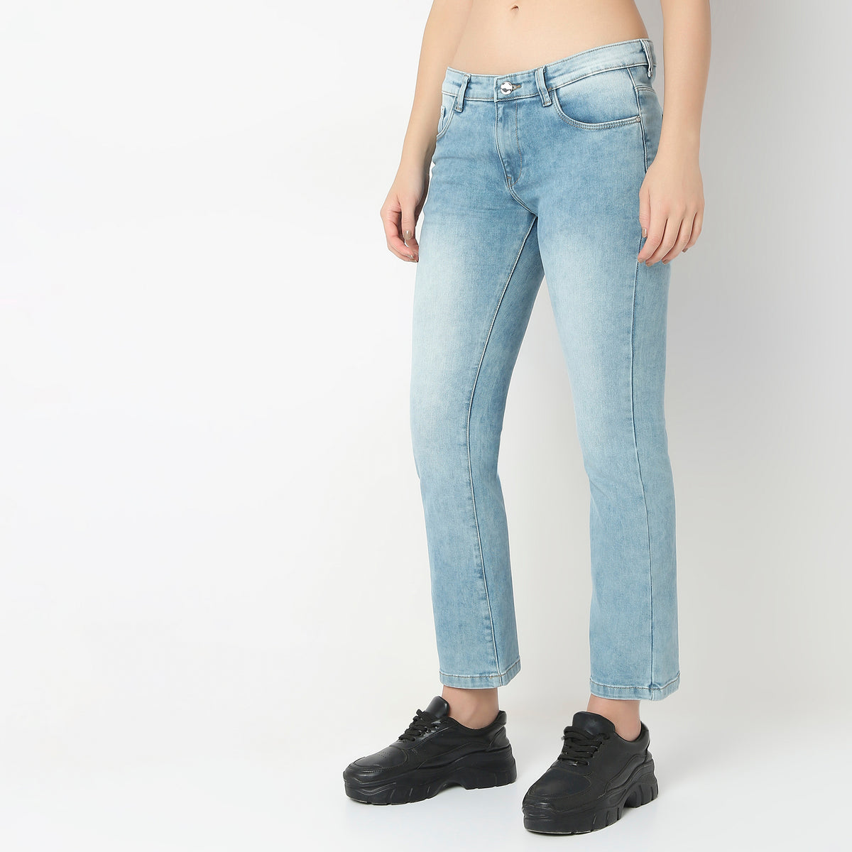 Slim Fit Low Rise Jeans