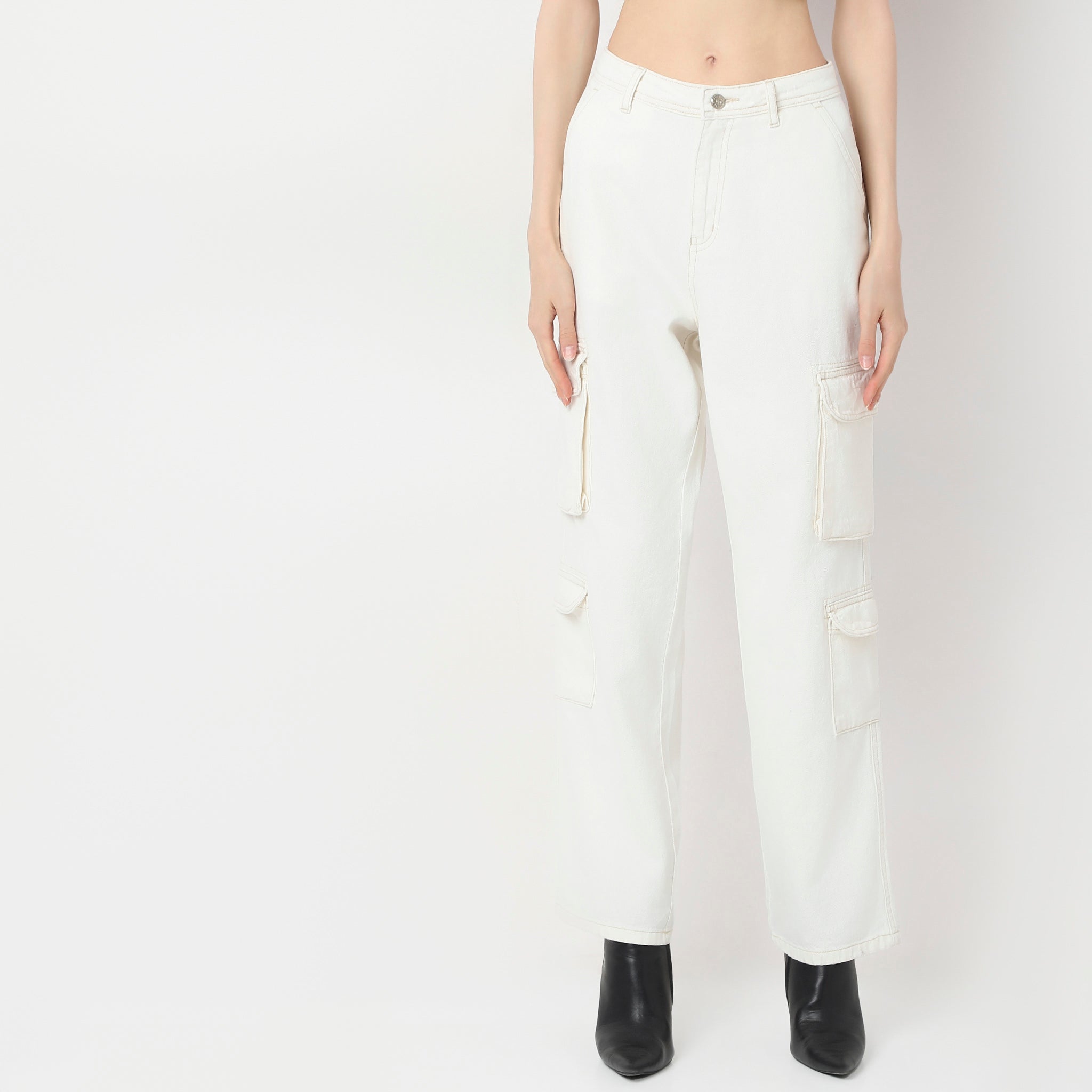 Cargo Fit Full Length Jeans