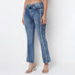 Highwaist Bootcut Side Gusset Look Denim