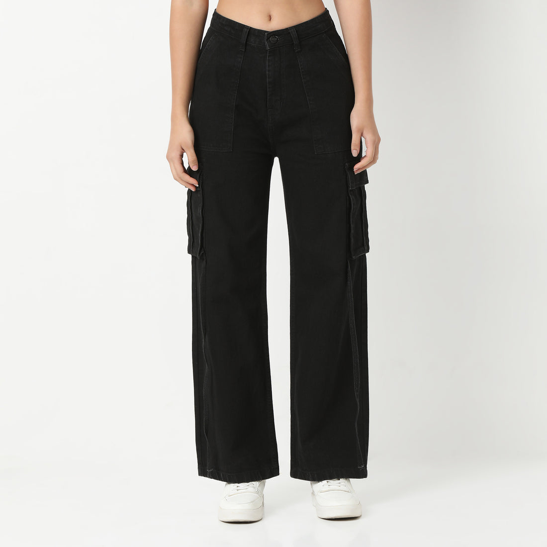 Highwaist Street Look Cargos