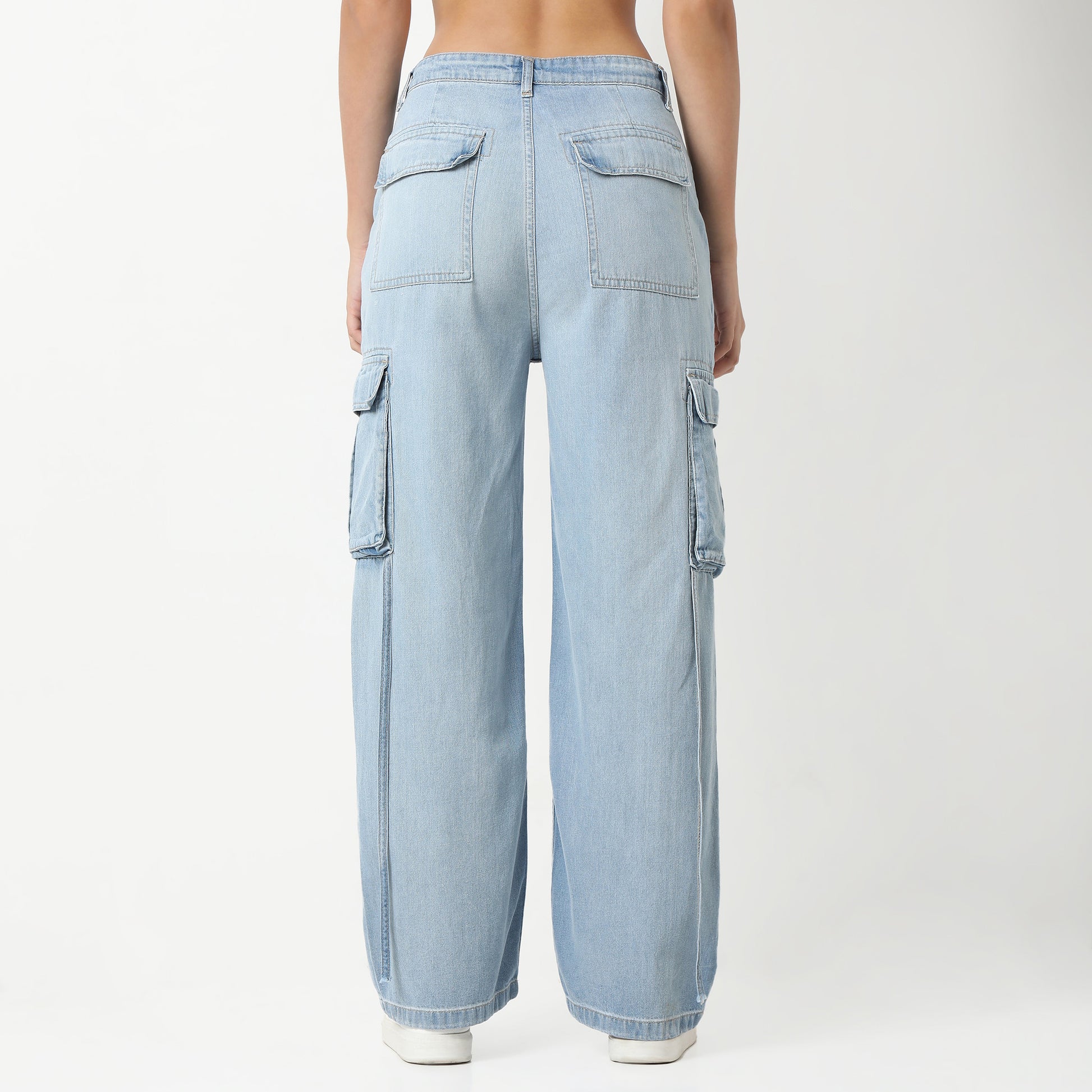 Highwaist Street Look Cargos