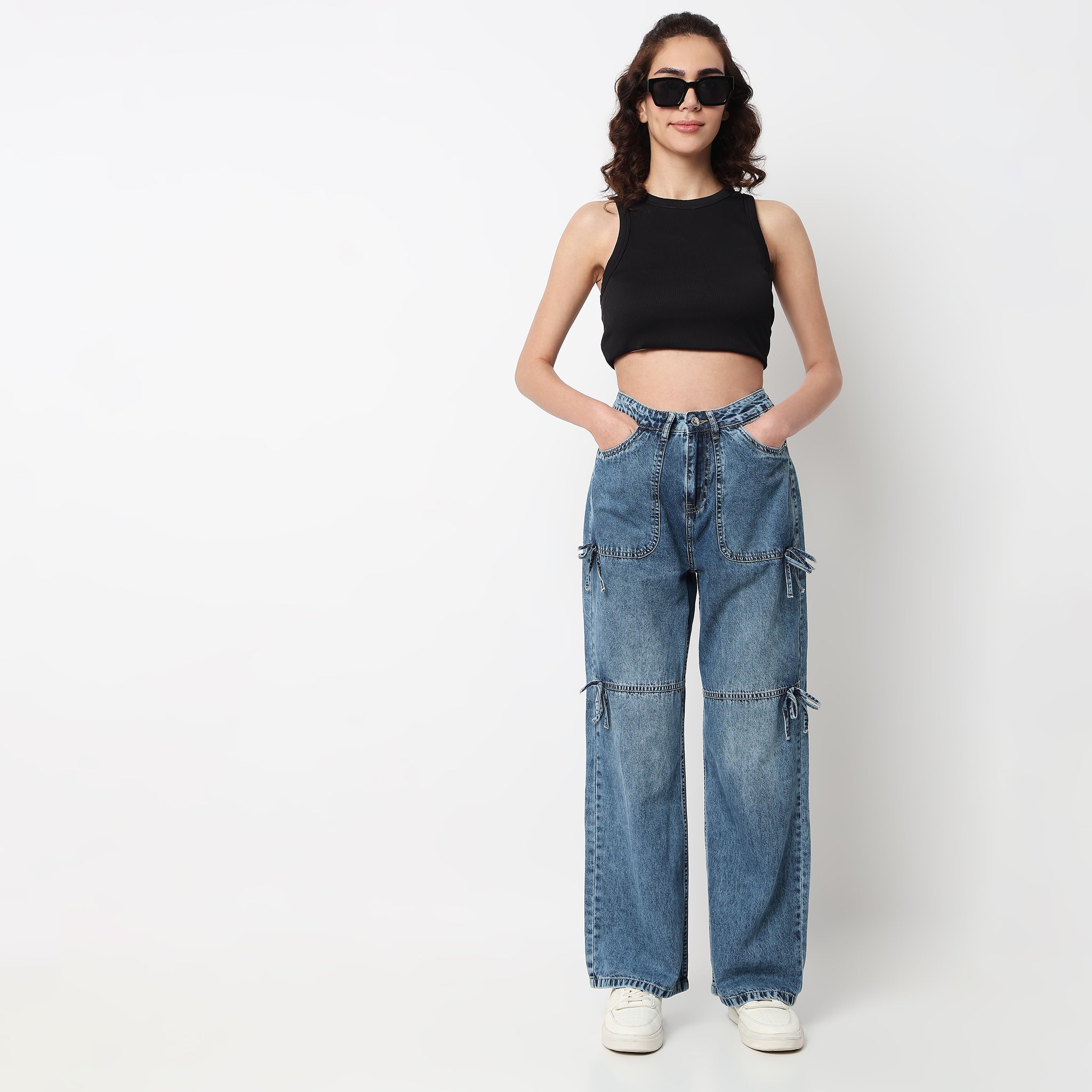 Street Look Straight Jeans 