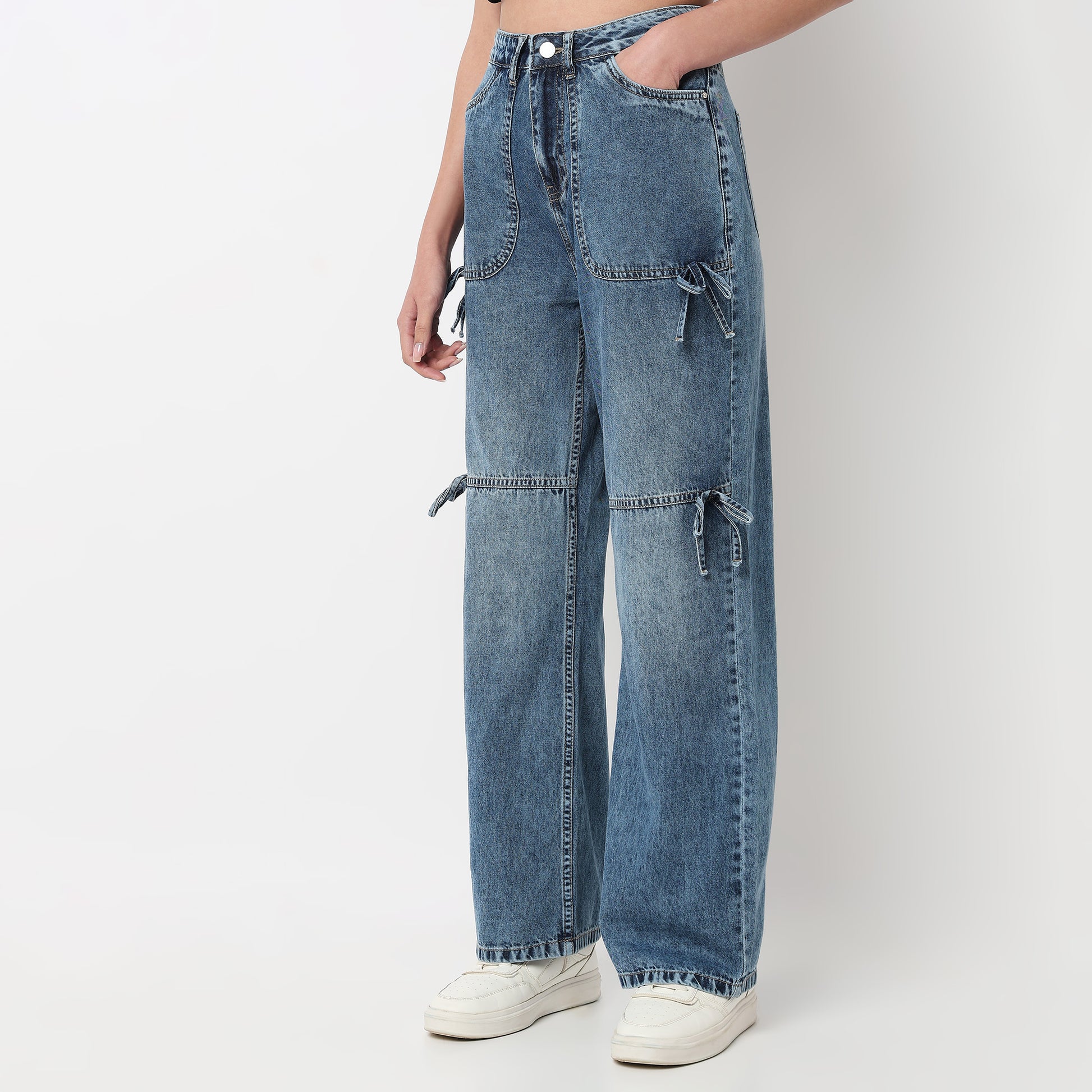 Street Look Straight Jeans 