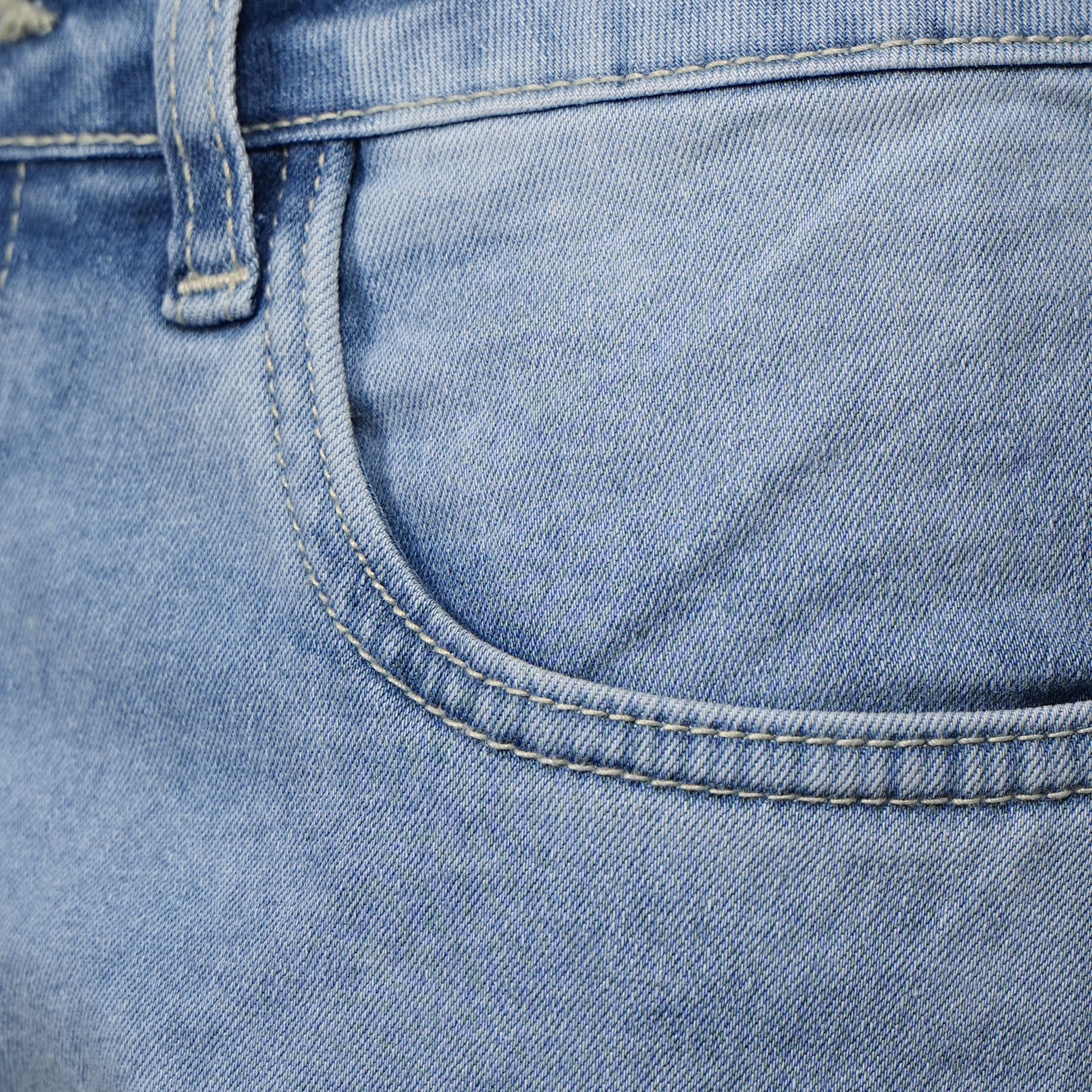 Relaxed Fit Clean Look High Rise Jeans 