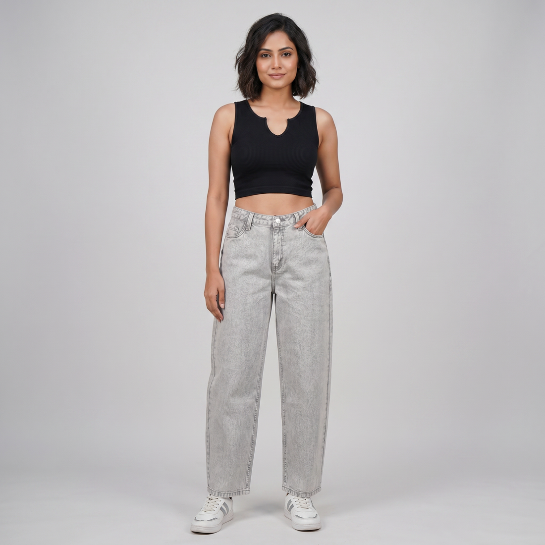 Barel Fit Low Rise Jeans