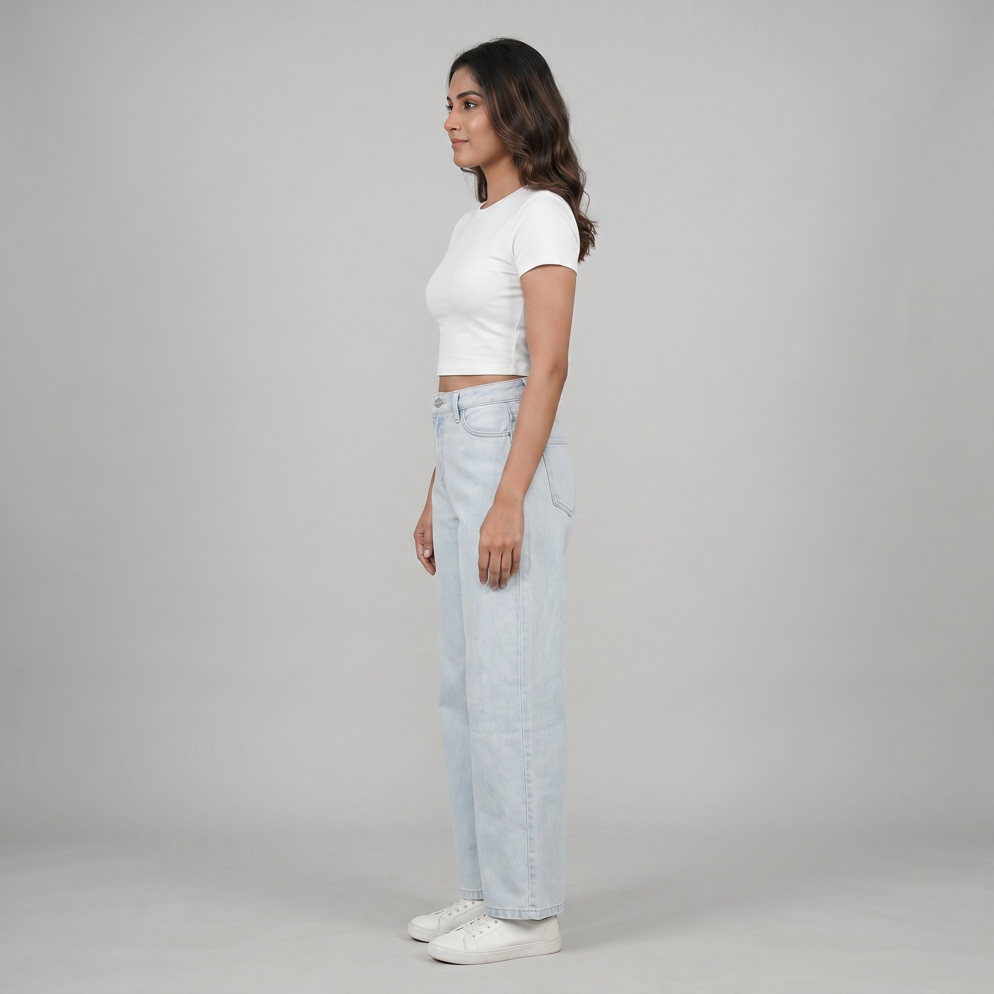 Baggy Barel Low Rise Jeans