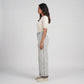 Solid Wide Leg High Rise Jeans