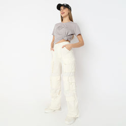 Graphic T-Shirt with Front Print Detail