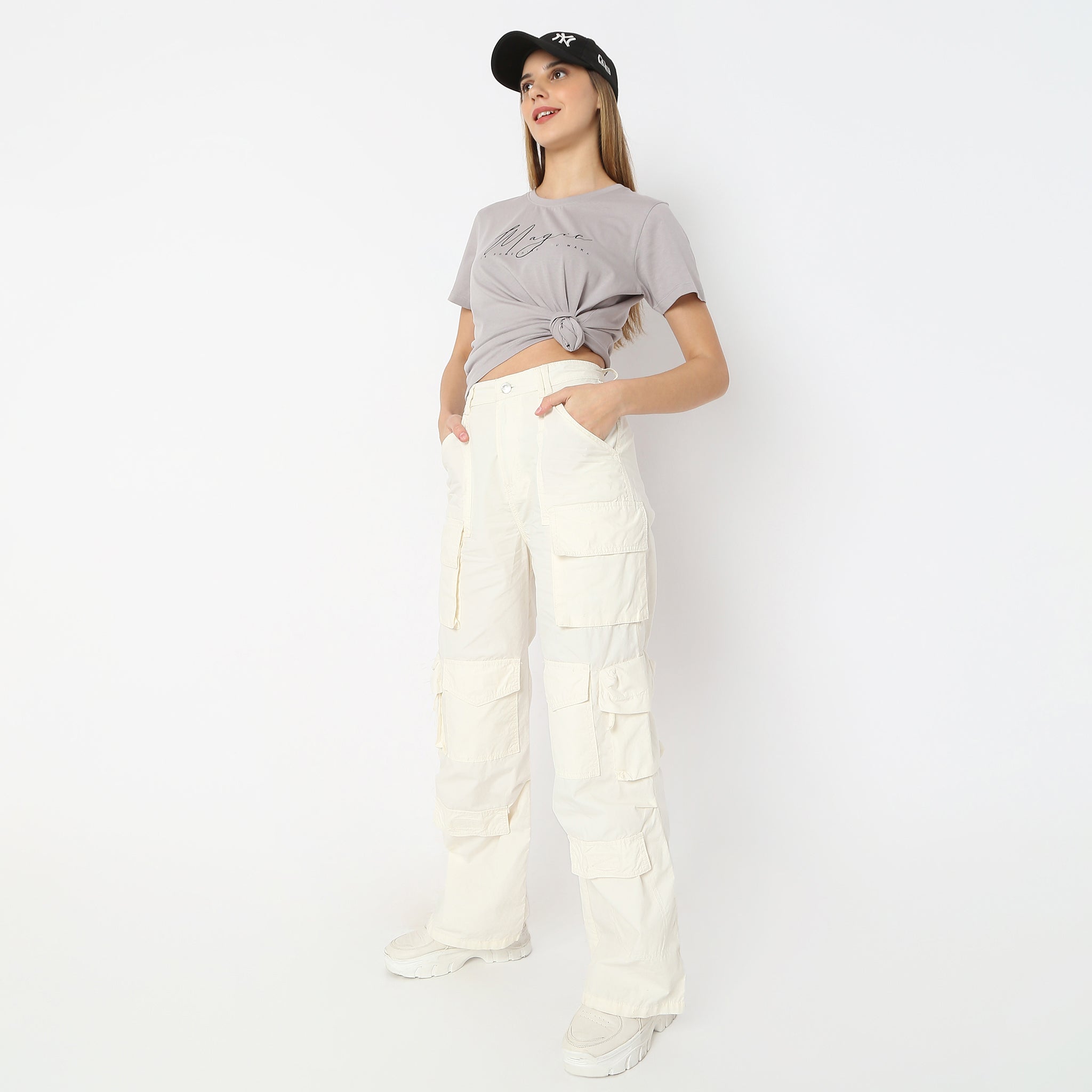 Graphic T-Shirt with Front Print Detail