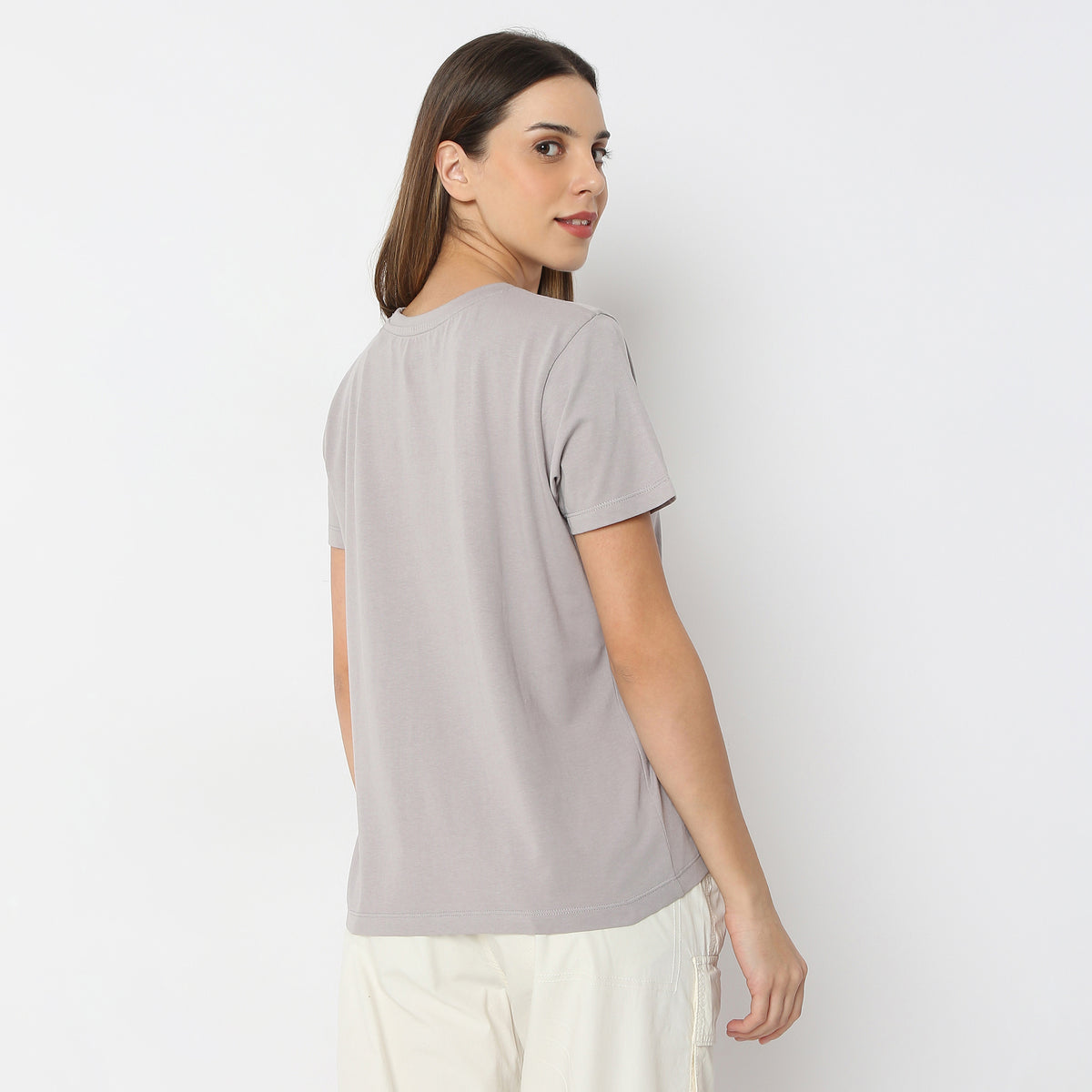 Graphic T-Shirt with Front Print Detail