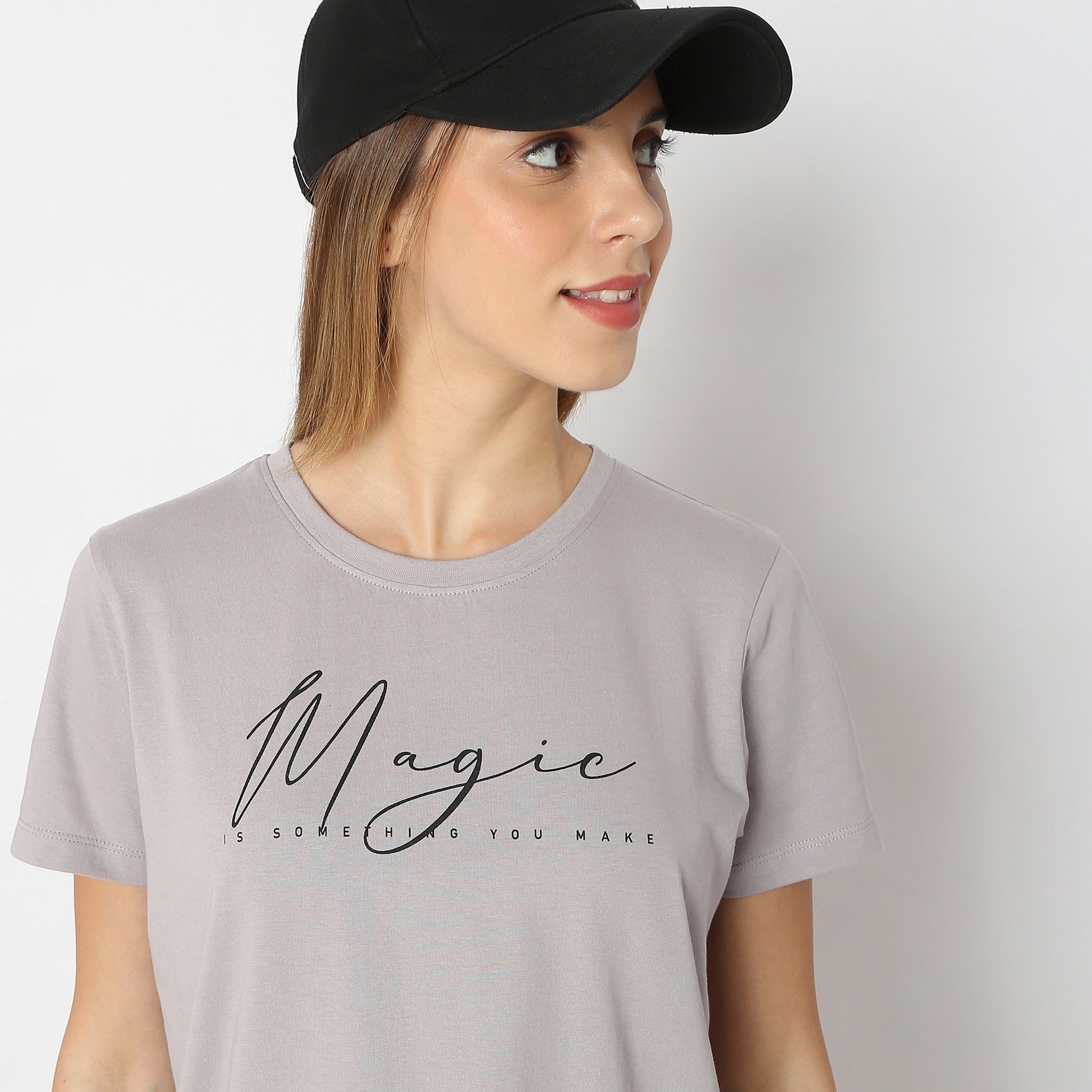 Graphic T-Shirt with Front Print Detail