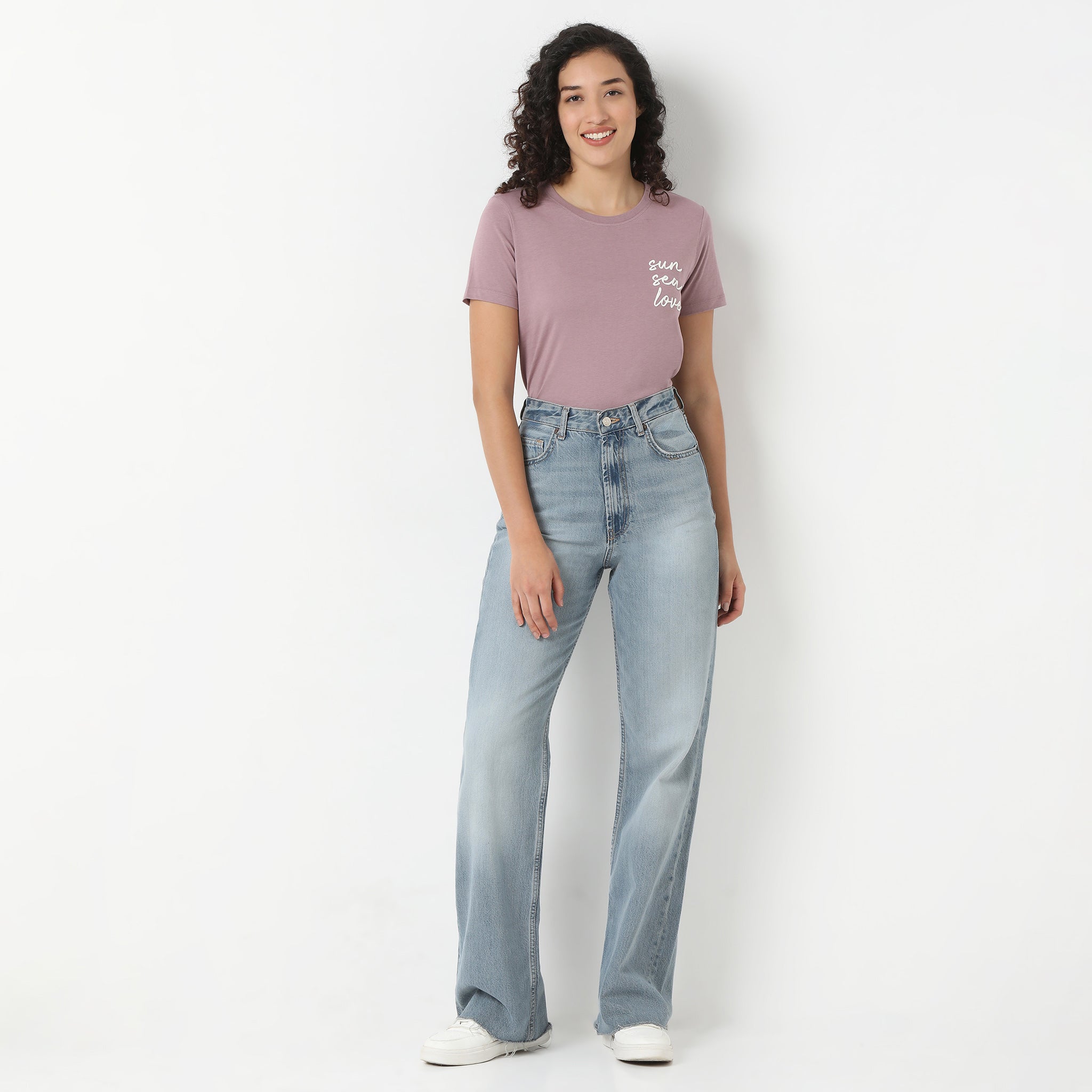 Round Neck Graphic T-Shirt