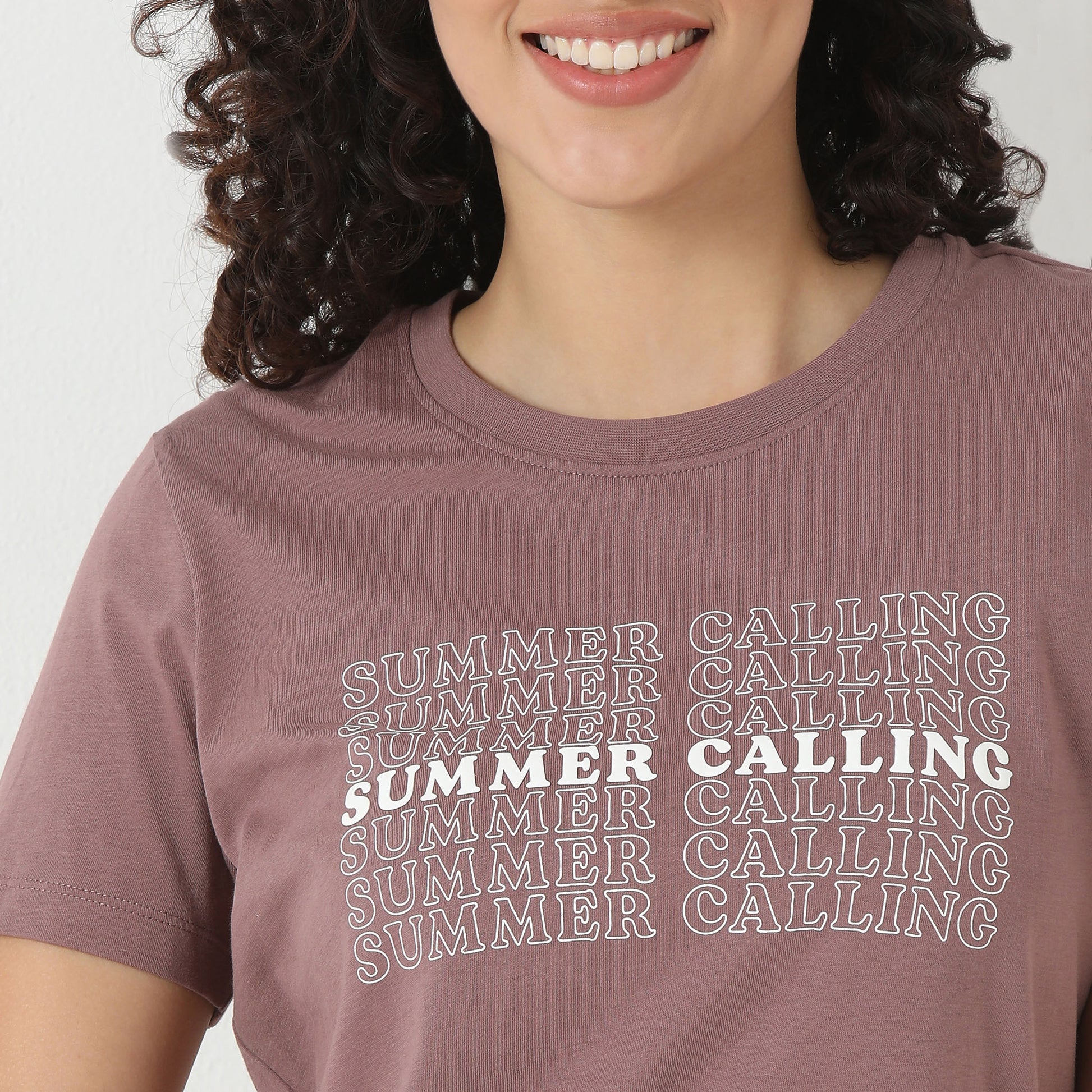 Round Neck Graphic T-Shirt