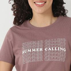 Round Neck Graphic T-Shirt