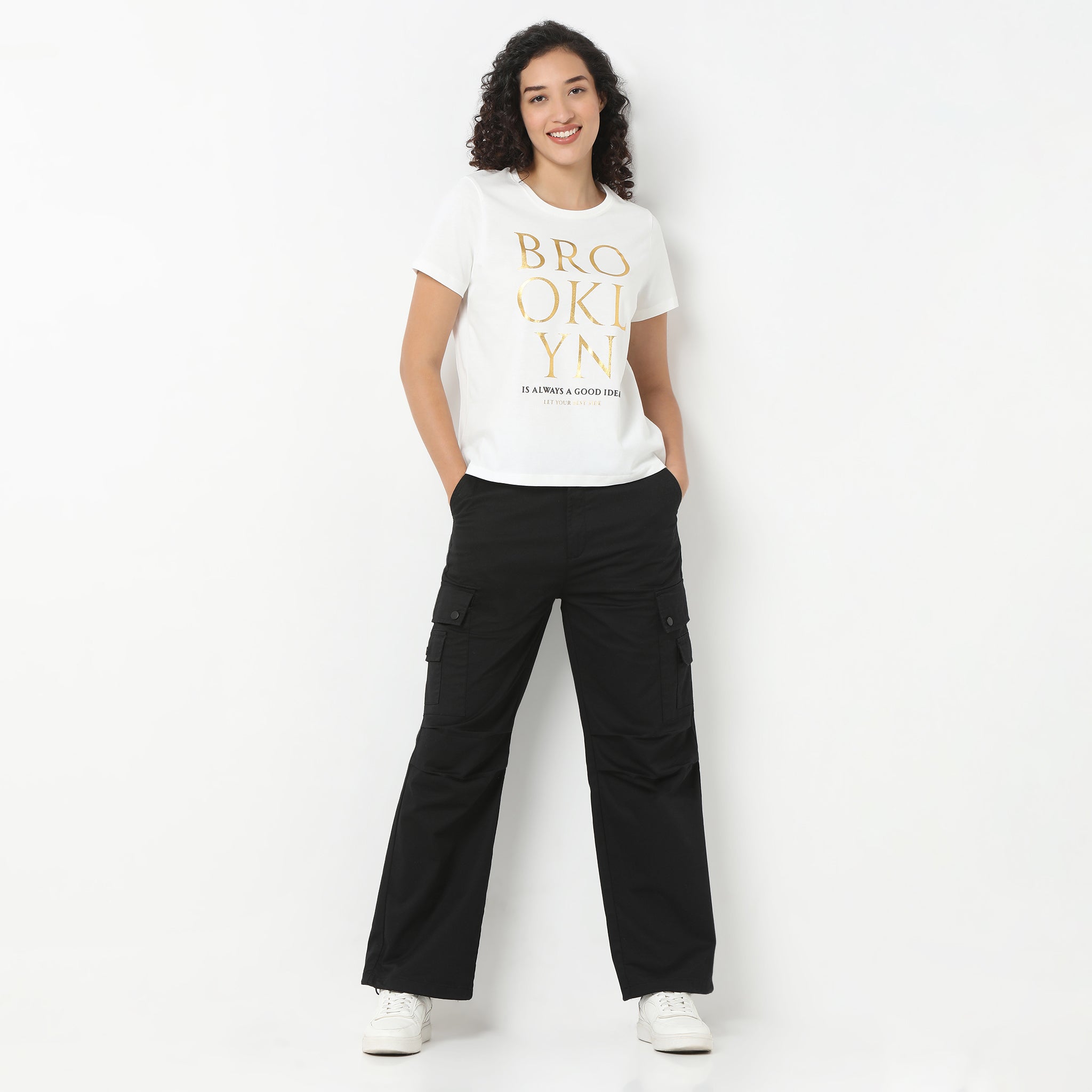 Round Neck Graphic T-Shirt