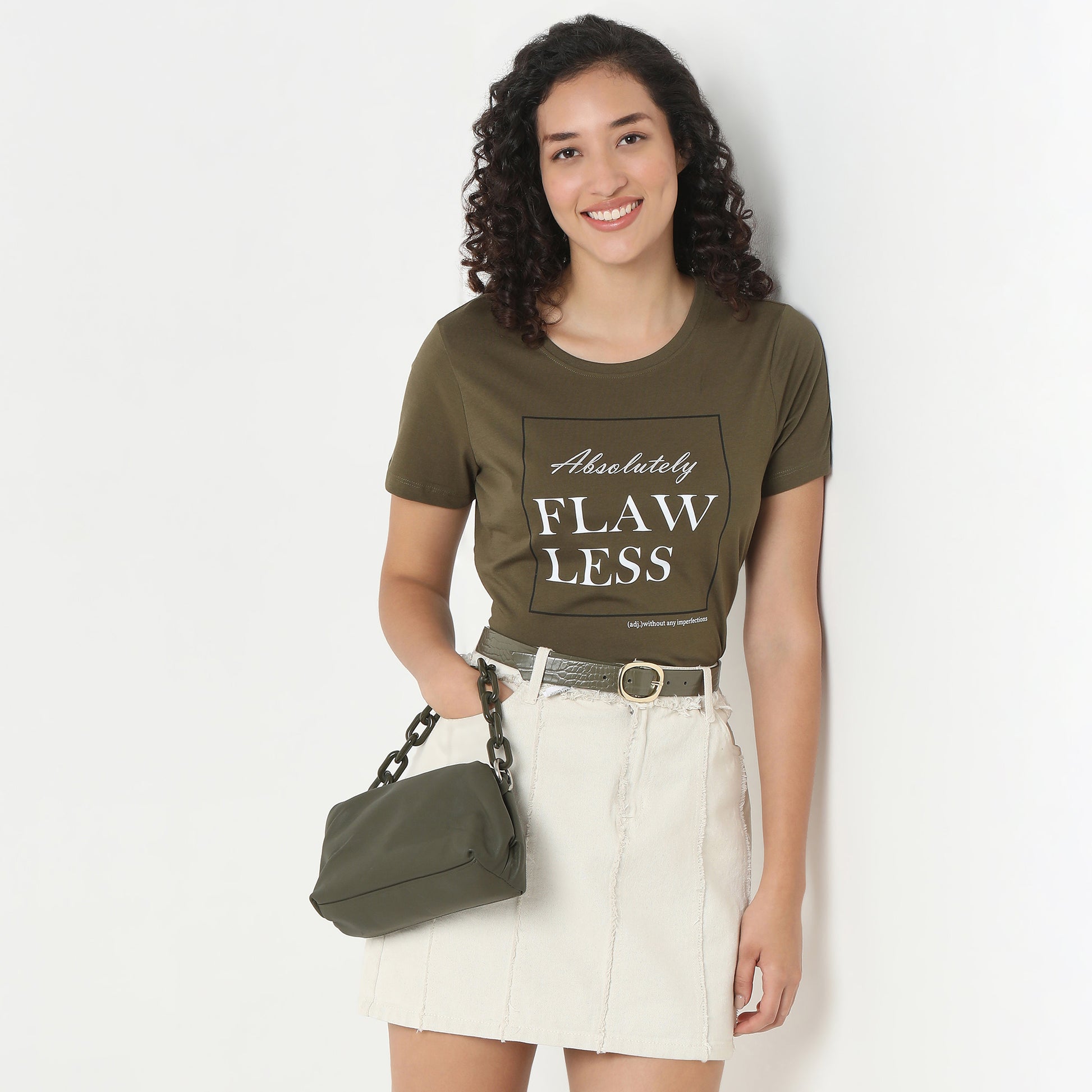 Round Neck Graphic T-Shirt