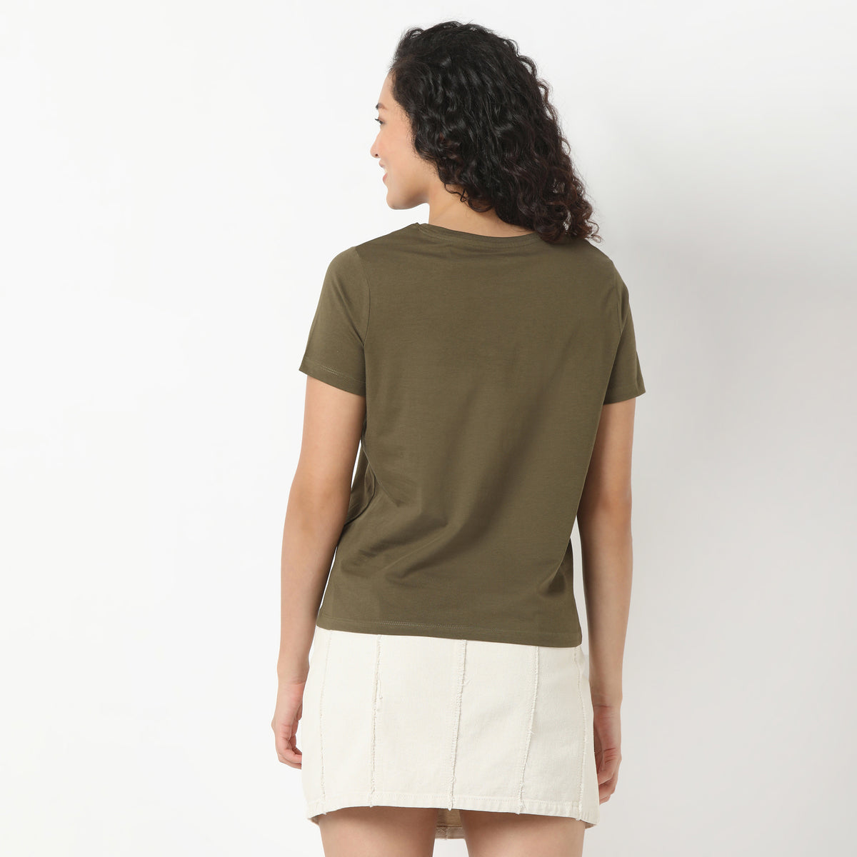 Round Neck Graphic T-Shirt
