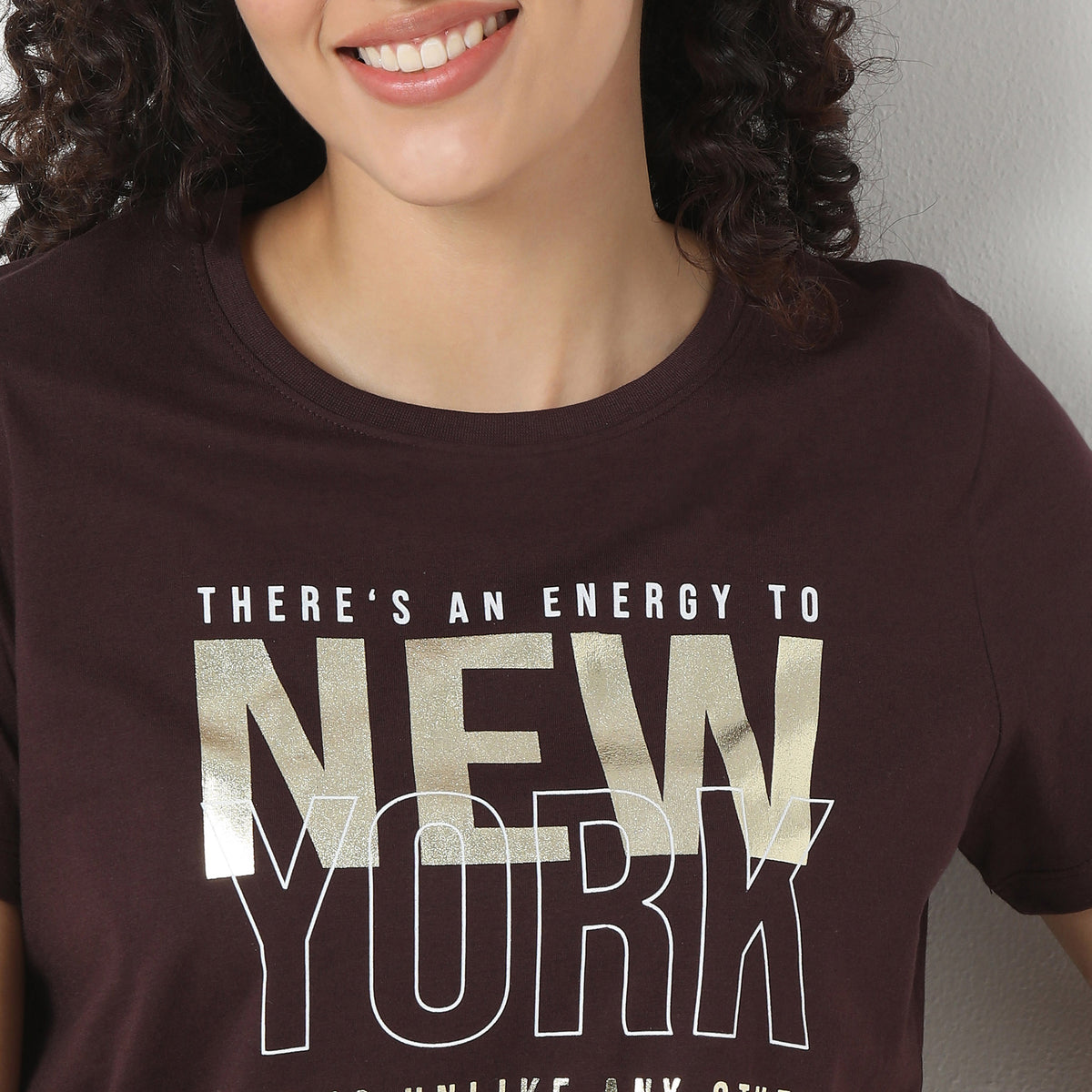 Round Neck Graphic T-Shirt