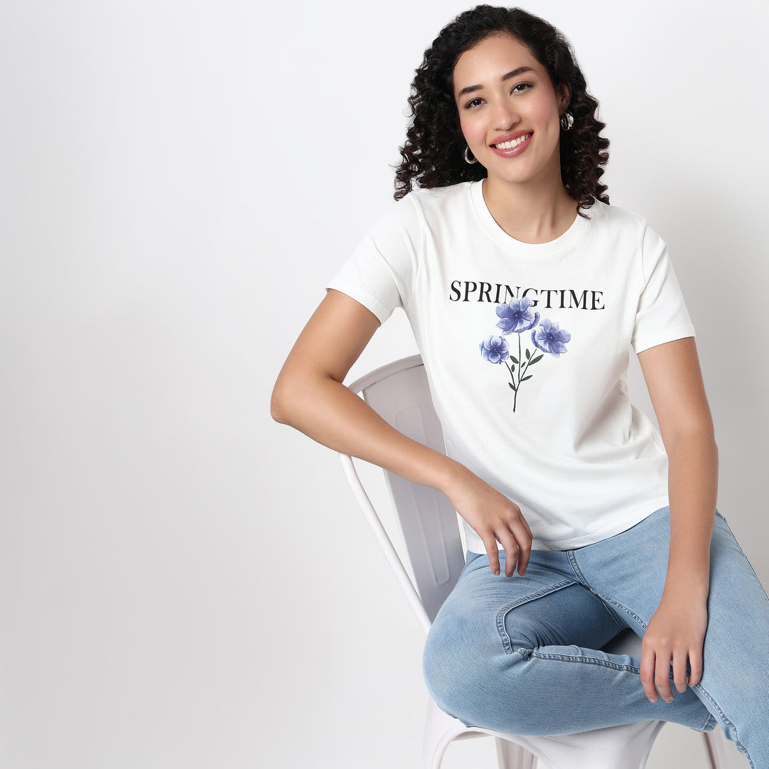 Knitted Graphic T-Shirt