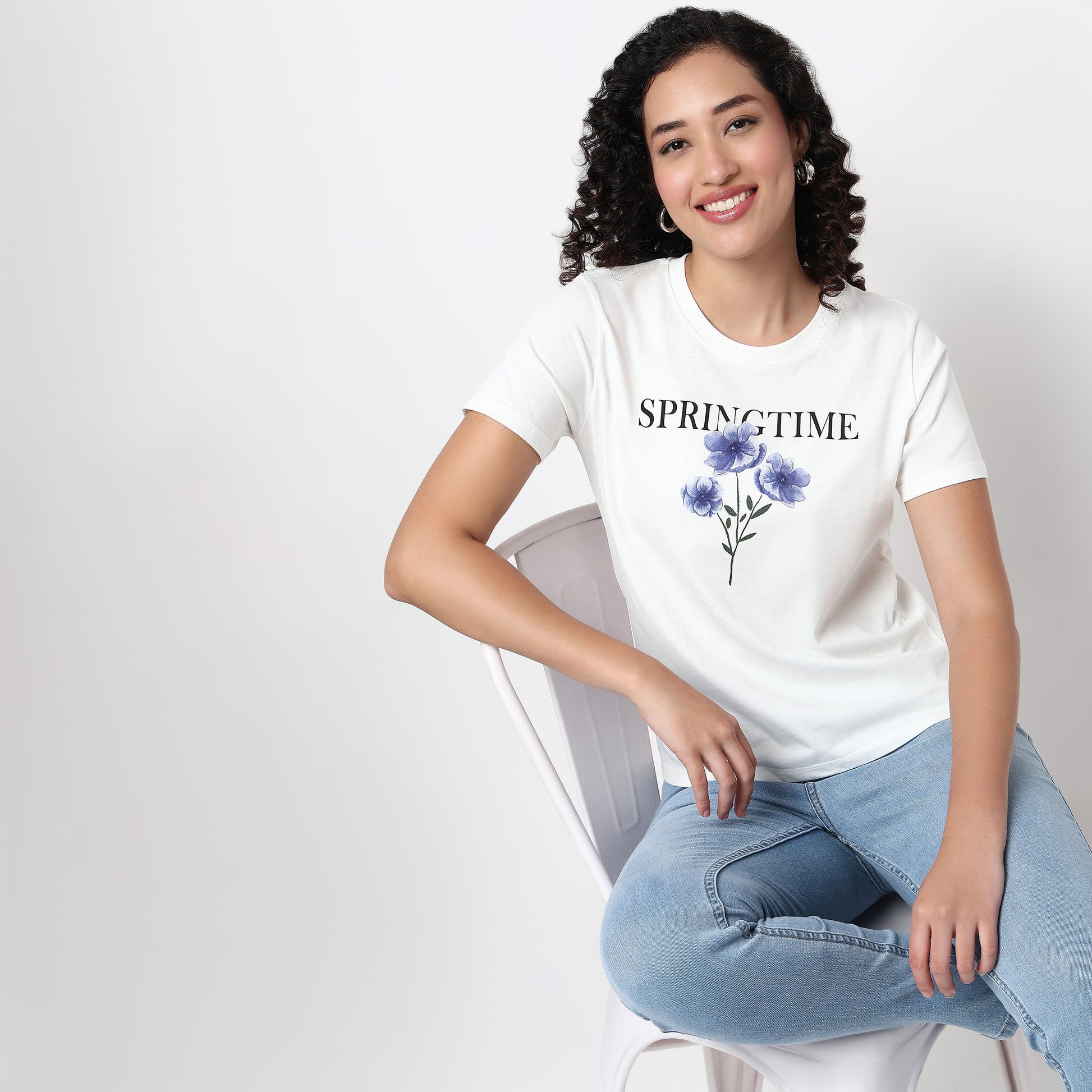 Knitted Graphic T-Shirt