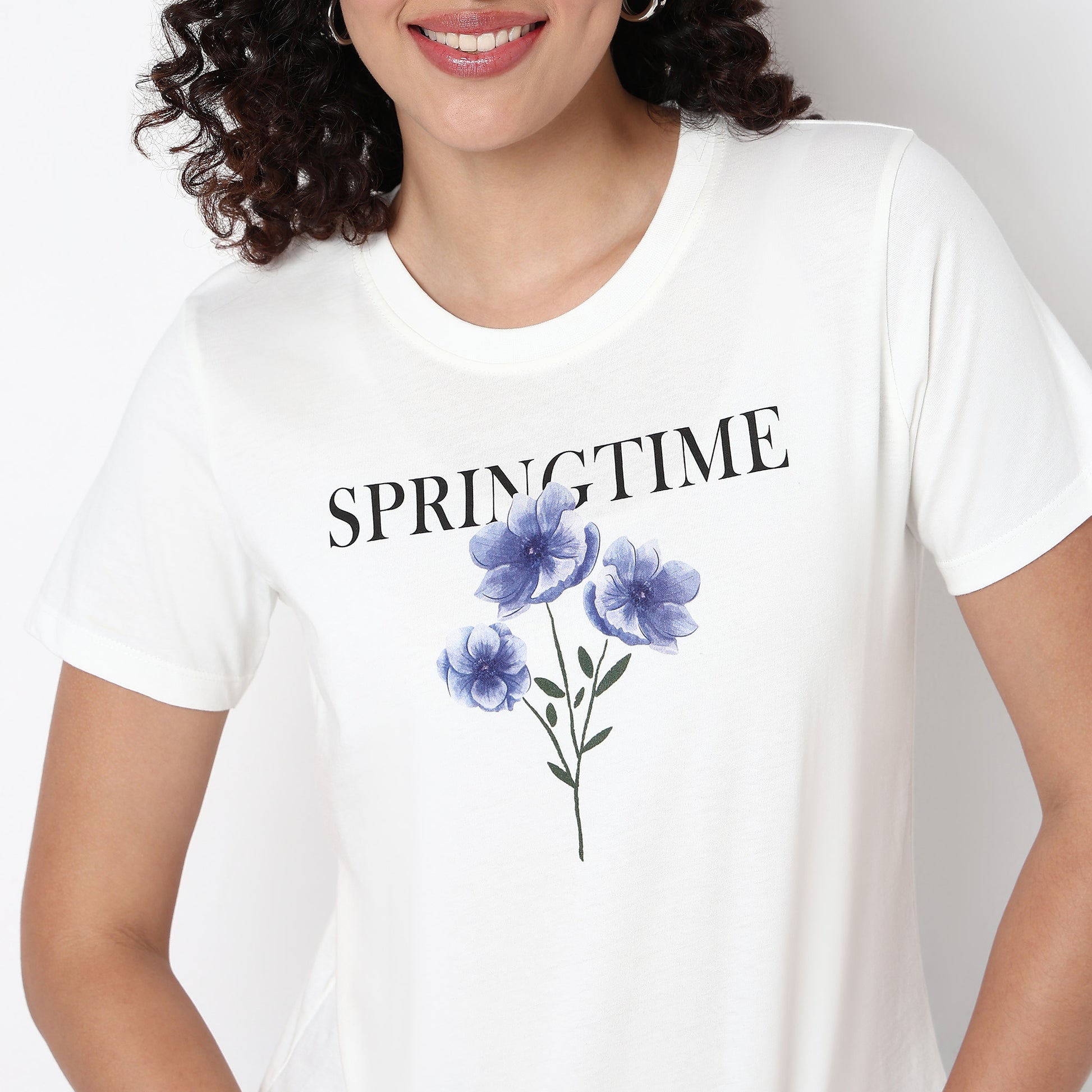 Knitted Graphic T-Shirt