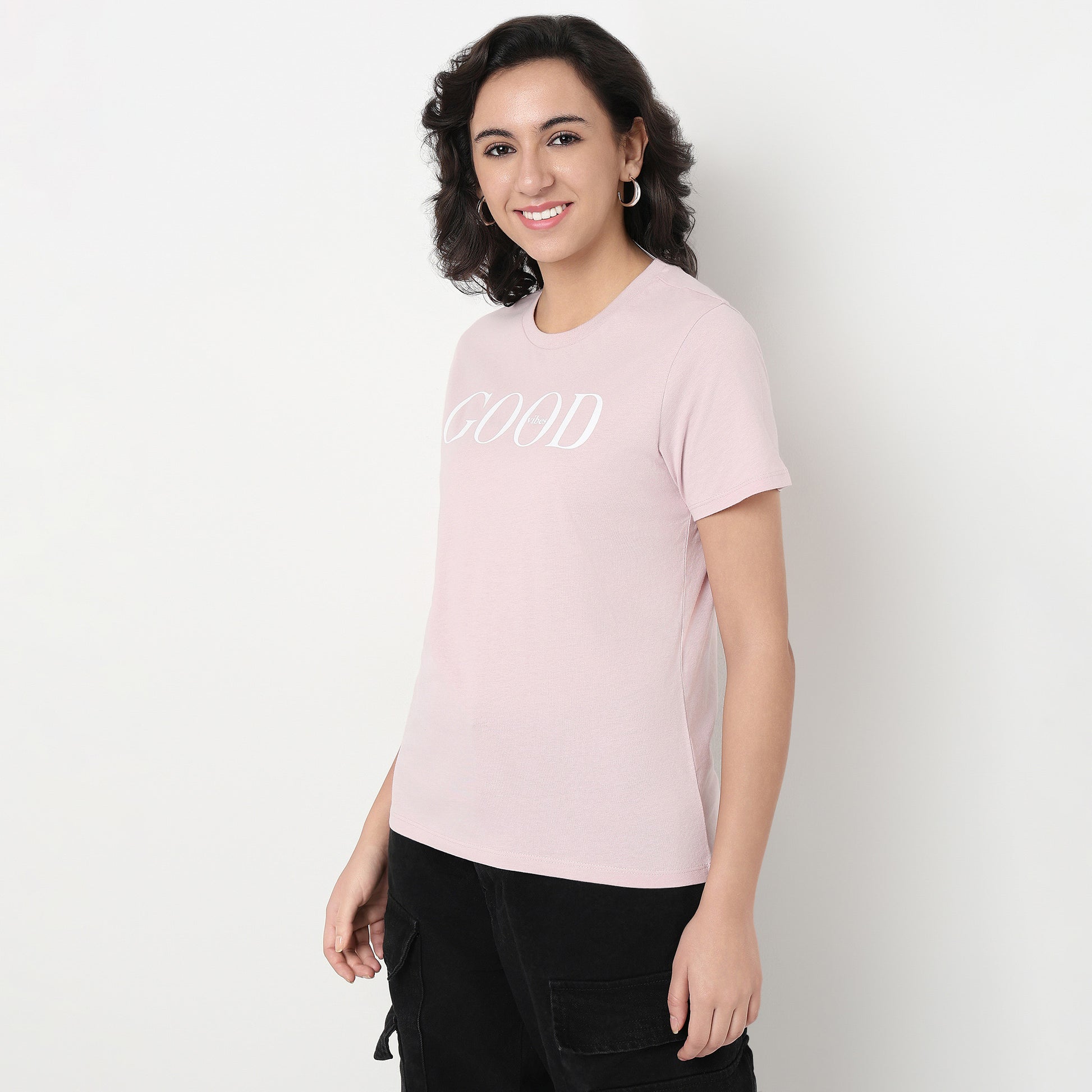 Order Now Women Graphic Crew Neck Regular Fit Casual Wear Tshirt by Style Union