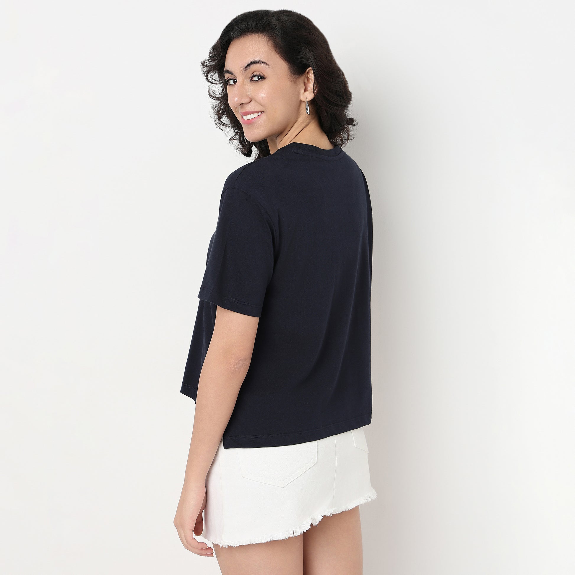 Order Now Women Graphic Crew Neck Relaxed Fit Casual Wear Tshirt by Style Union