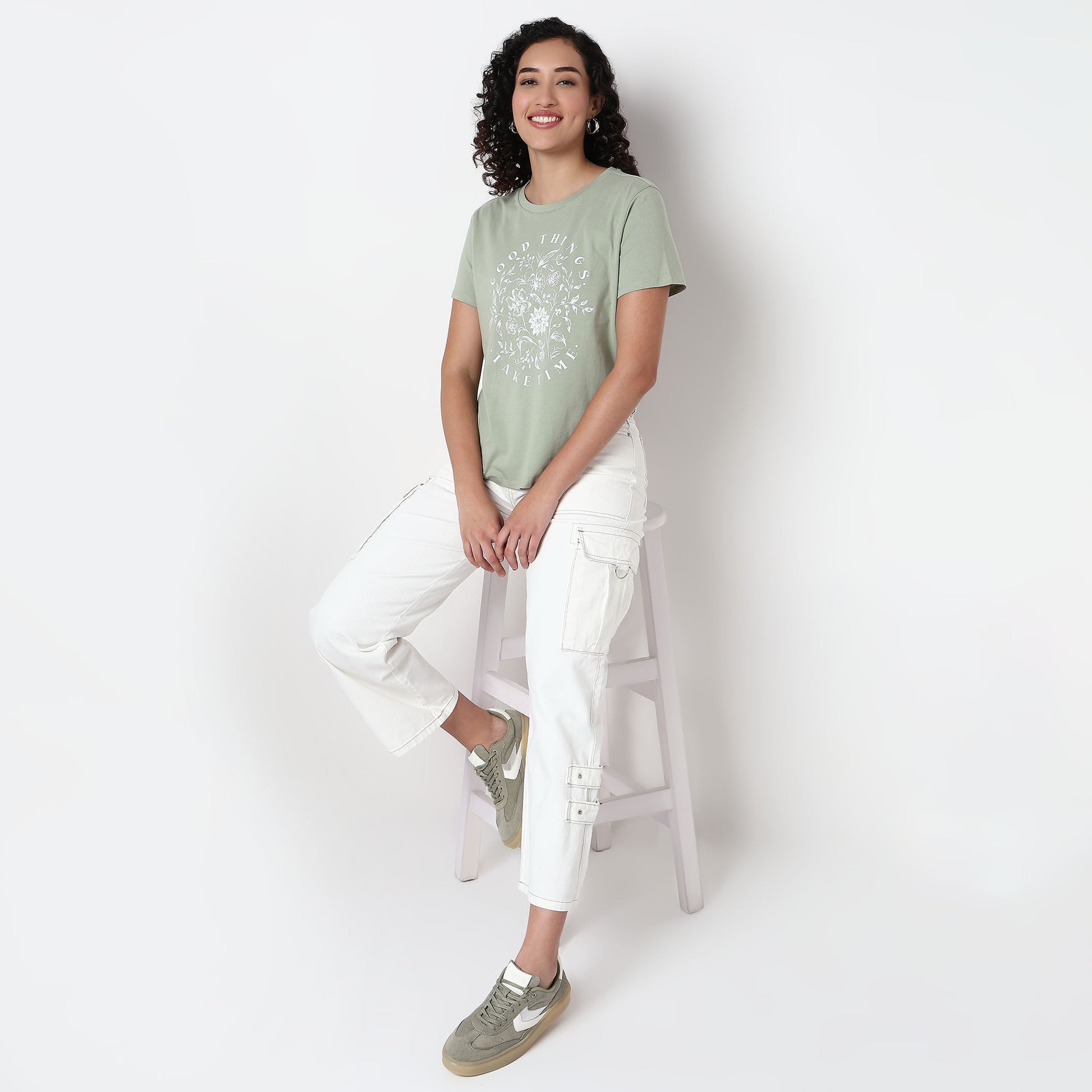 Knitted Graphic T-Shirt