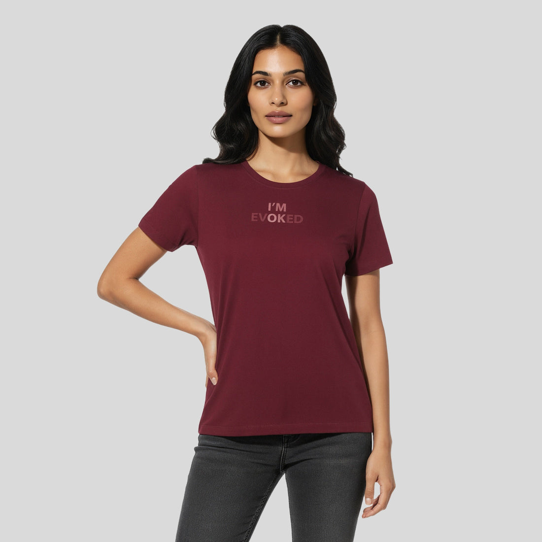 Cotton Crew Neck Graphitee