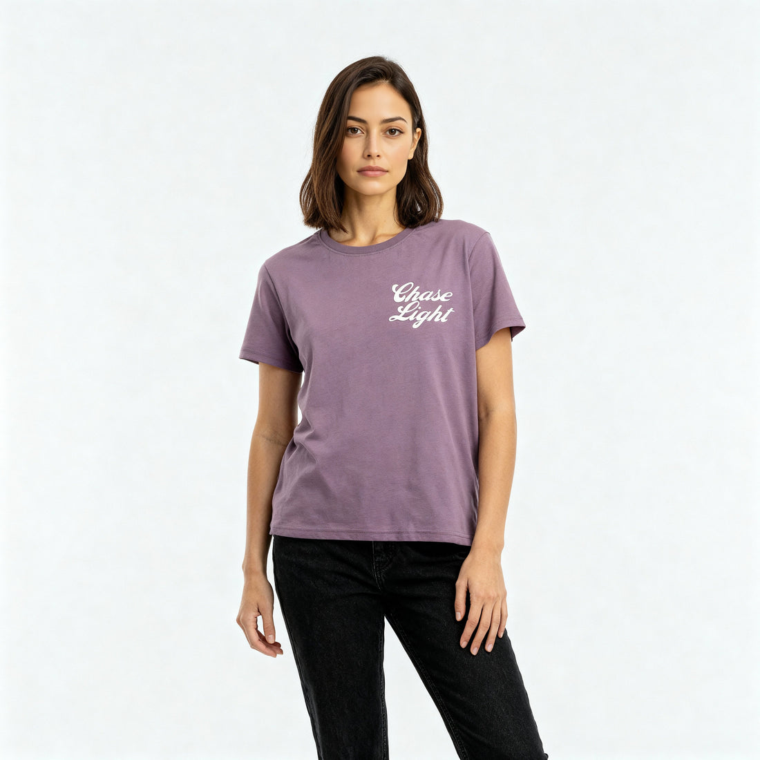 Cotton Crew Neck Graphitee