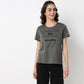 Cotton Crew Neck Graphitee