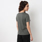 Cotton Crew Neck Graphitee