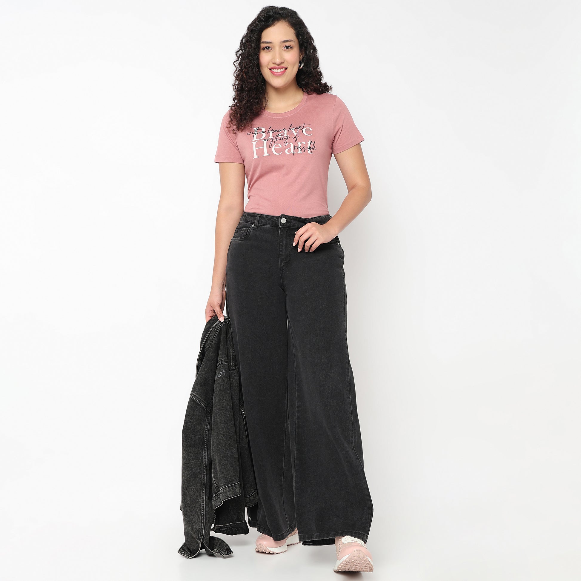 Round Neck Graphic Tees