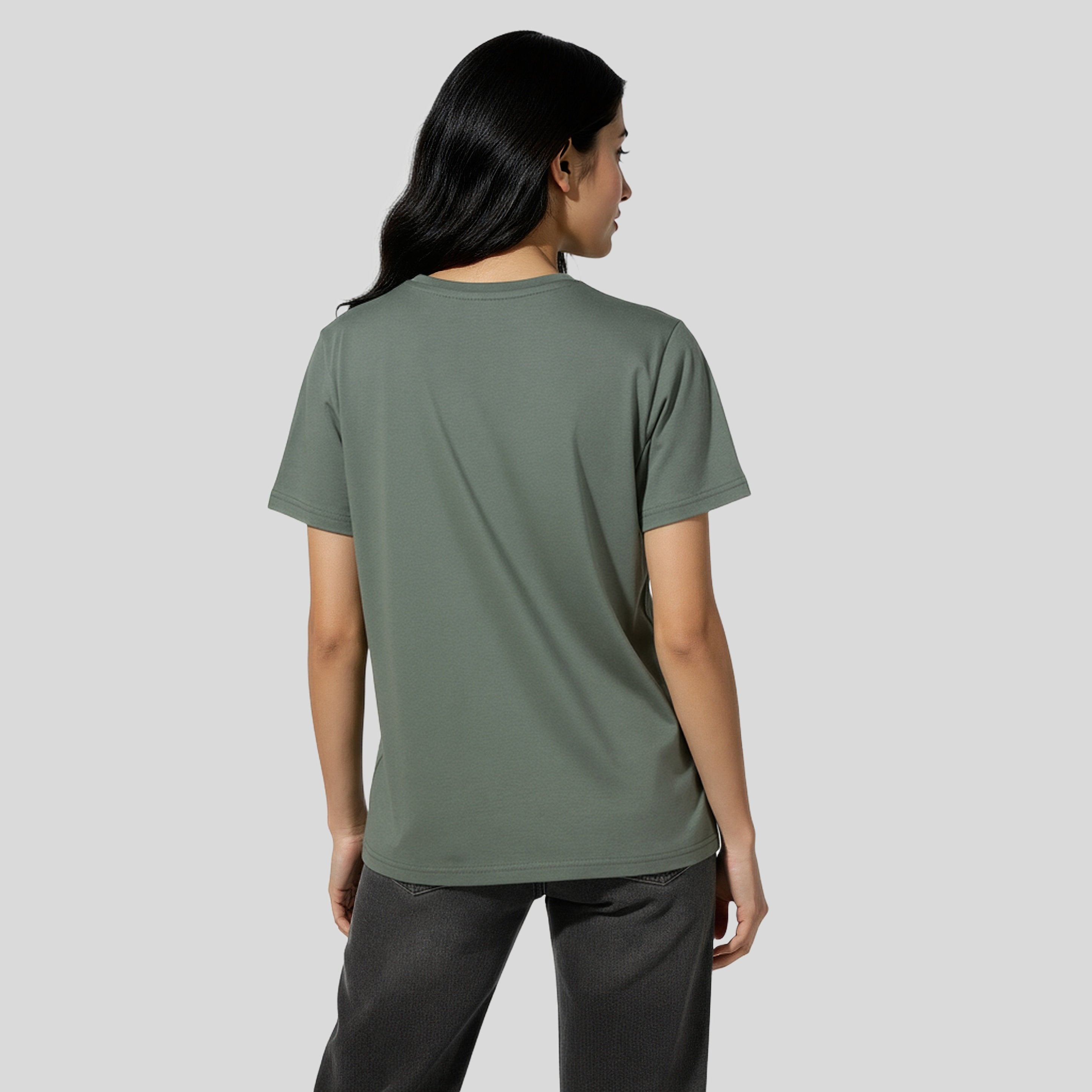 Cotton Crew Neck Graphitee