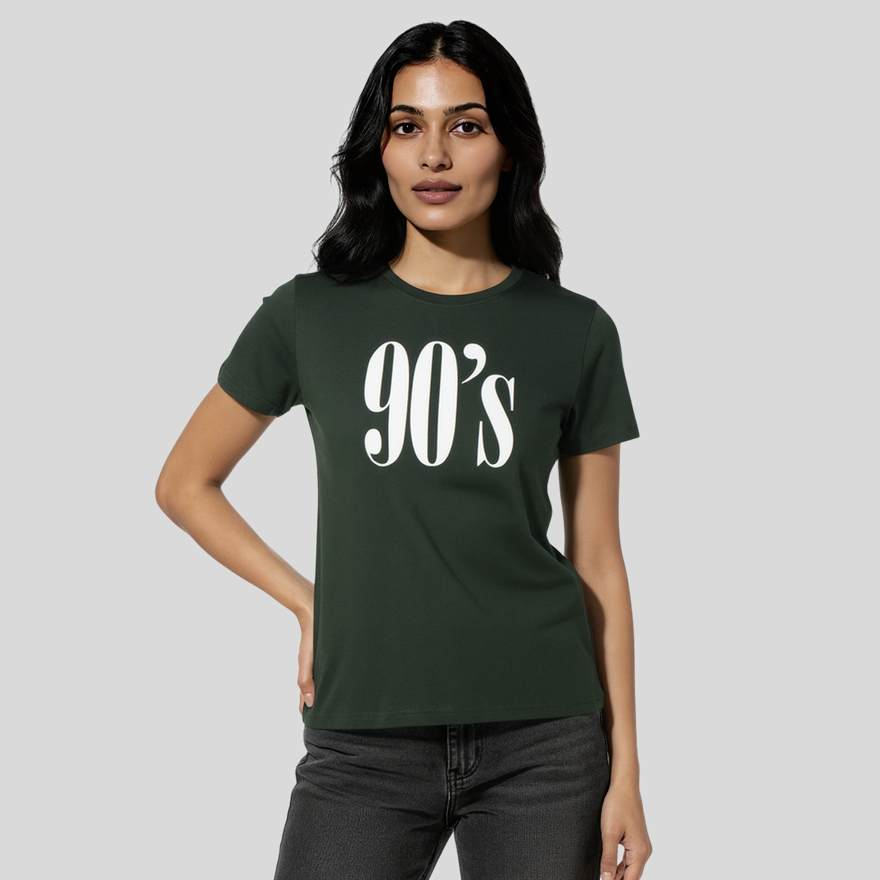 Cotton Graphic Crew Neck T-Shirt