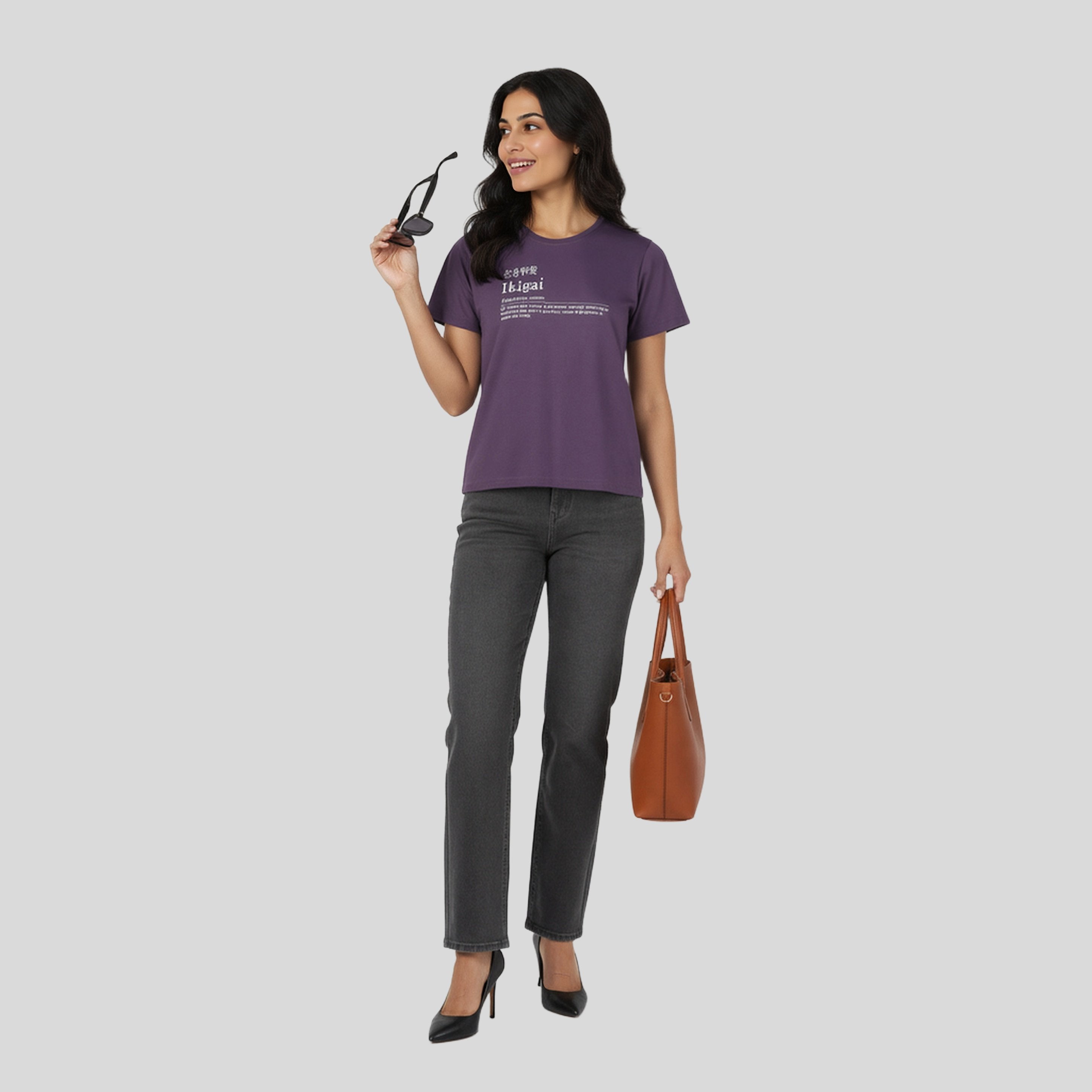 Cotton Graphic Crew Neck T-Shirt